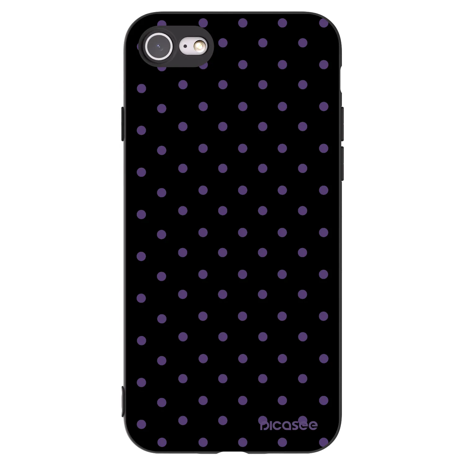 Picasee fekete szilikon tok az alábbi mobiltelefonokra Apple iPhone 7 - Flickers