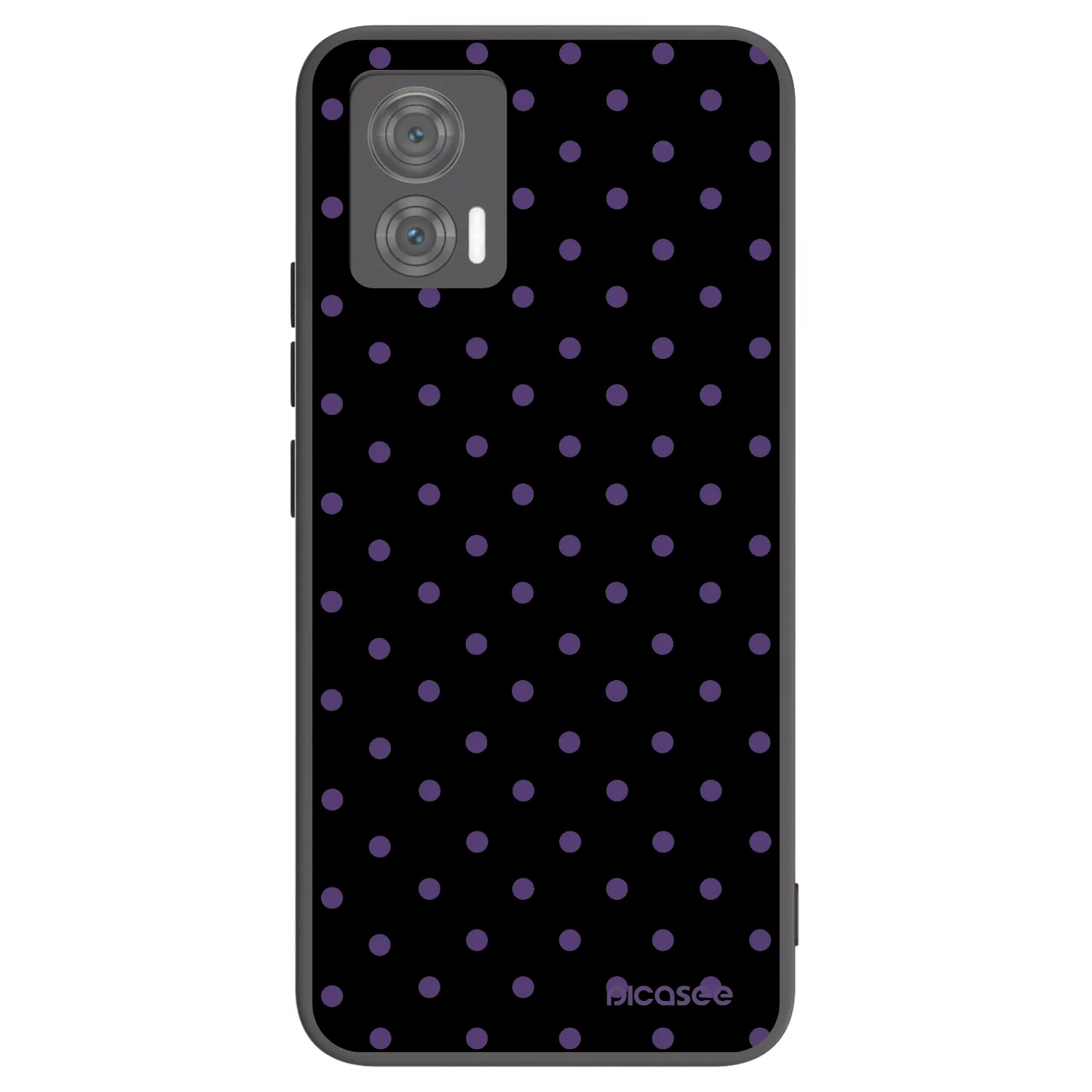 Picasee fekete szilikon tok az alábbi mobiltelefonokra Motorola Edge 30 Neo - Flickers