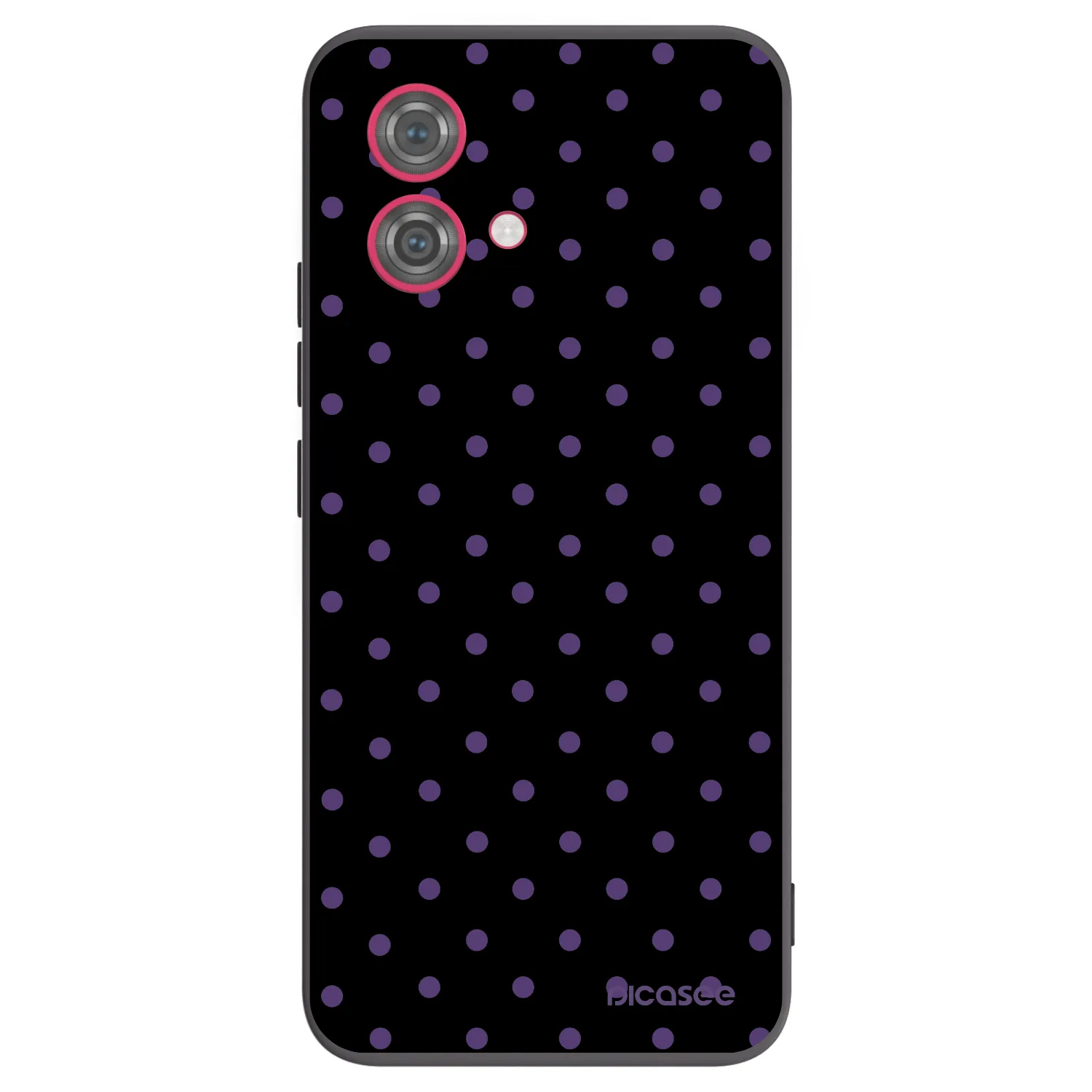 Picasee fekete szilikon tok az alábbi mobiltelefonokra Motorola Moto G84 5G - Flickers