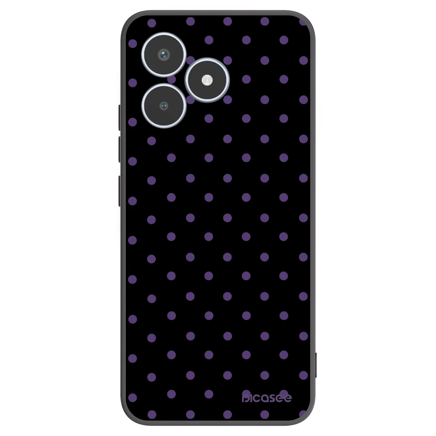 Picasee fekete szilikon tok az alábbi mobiltelefonokra Realme C53 - Flickers