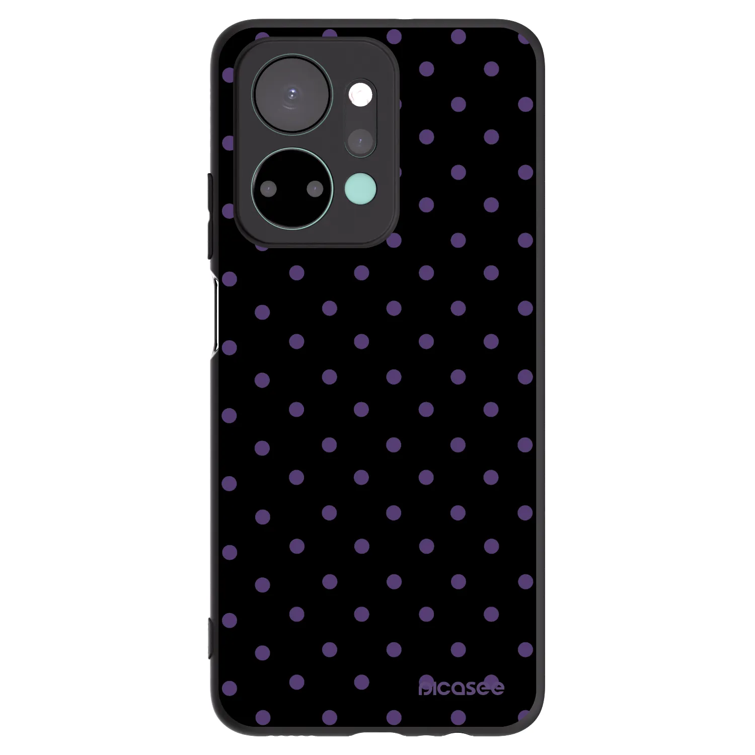 Picasee fekete szilikon tok az alábbi mobiltelefonokra Honor X7a - Flickers