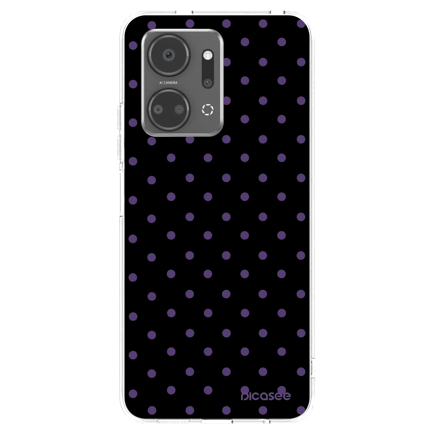 Picasee átlátszó szilikon tok az alábbi mobiltelefonokra Honor X7a - Flickers