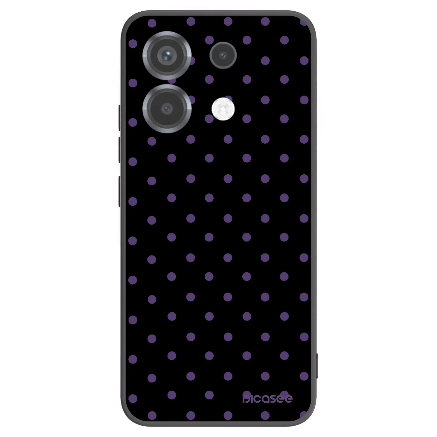 Picasee fekete szilikon tok az alábbi mobiltelefonokra Xiaomi Poco X6 - Flickers
