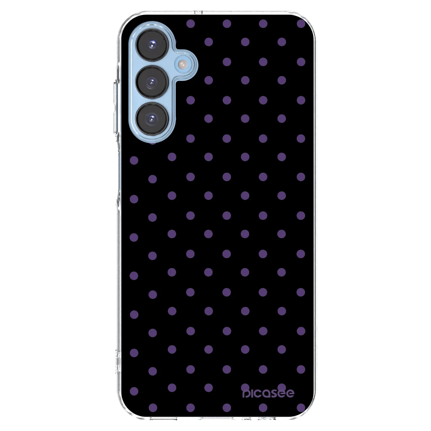 Picasee átlátszó szilikon tok az alábbi mobiltelefonokra Samsung Galaxy A15 A156B 5G - Flickers