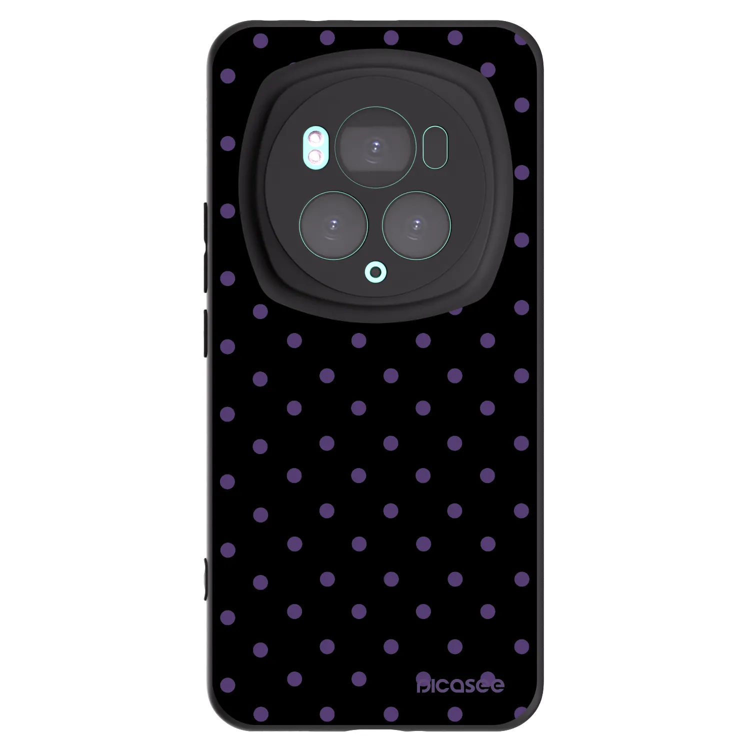 Picasee fekete szilikon tok az alábbi mobiltelefonokra Honor Magic6 Pro - Flickers