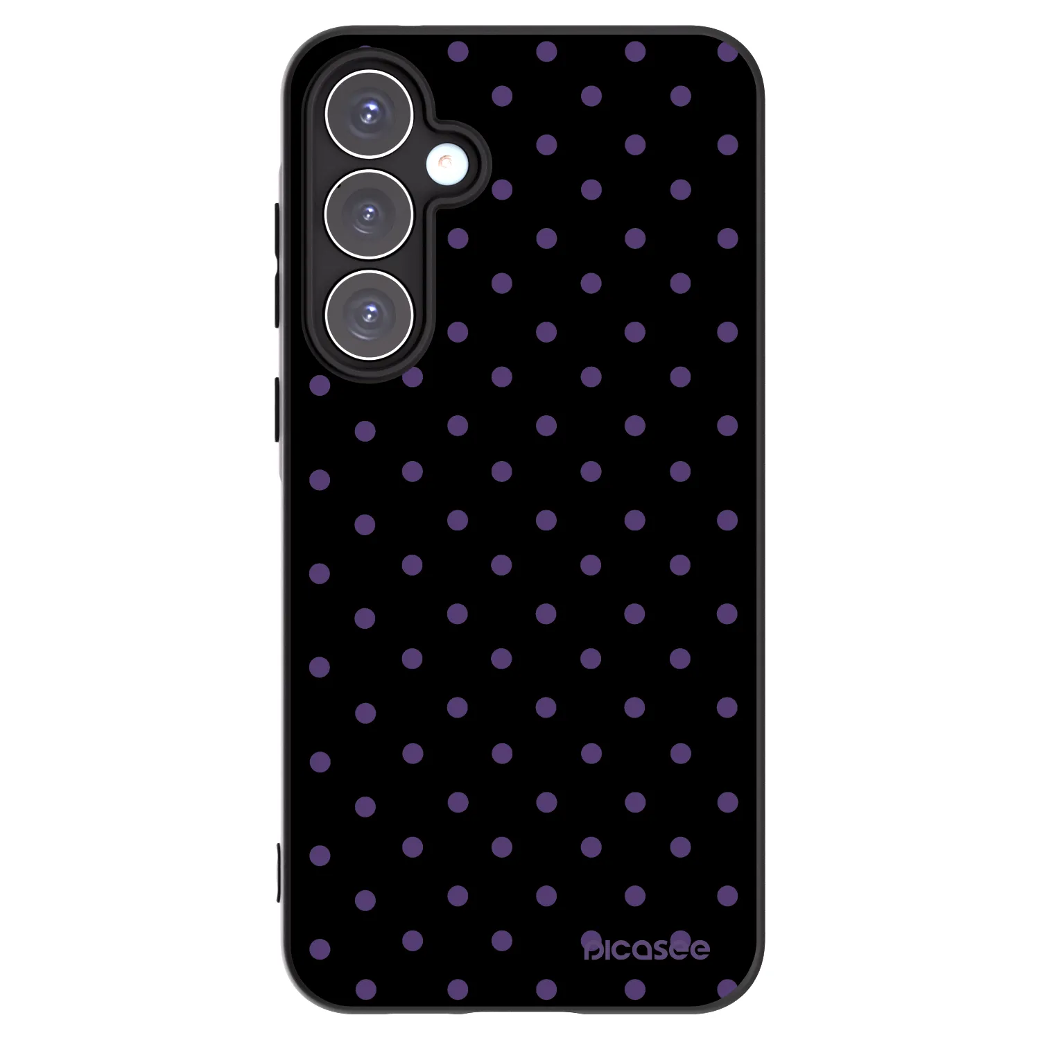 Picasee fekete szilikon tok az alábbi mobiltelefonokra Samsung Galaxy A55 5G A556B - Flickers