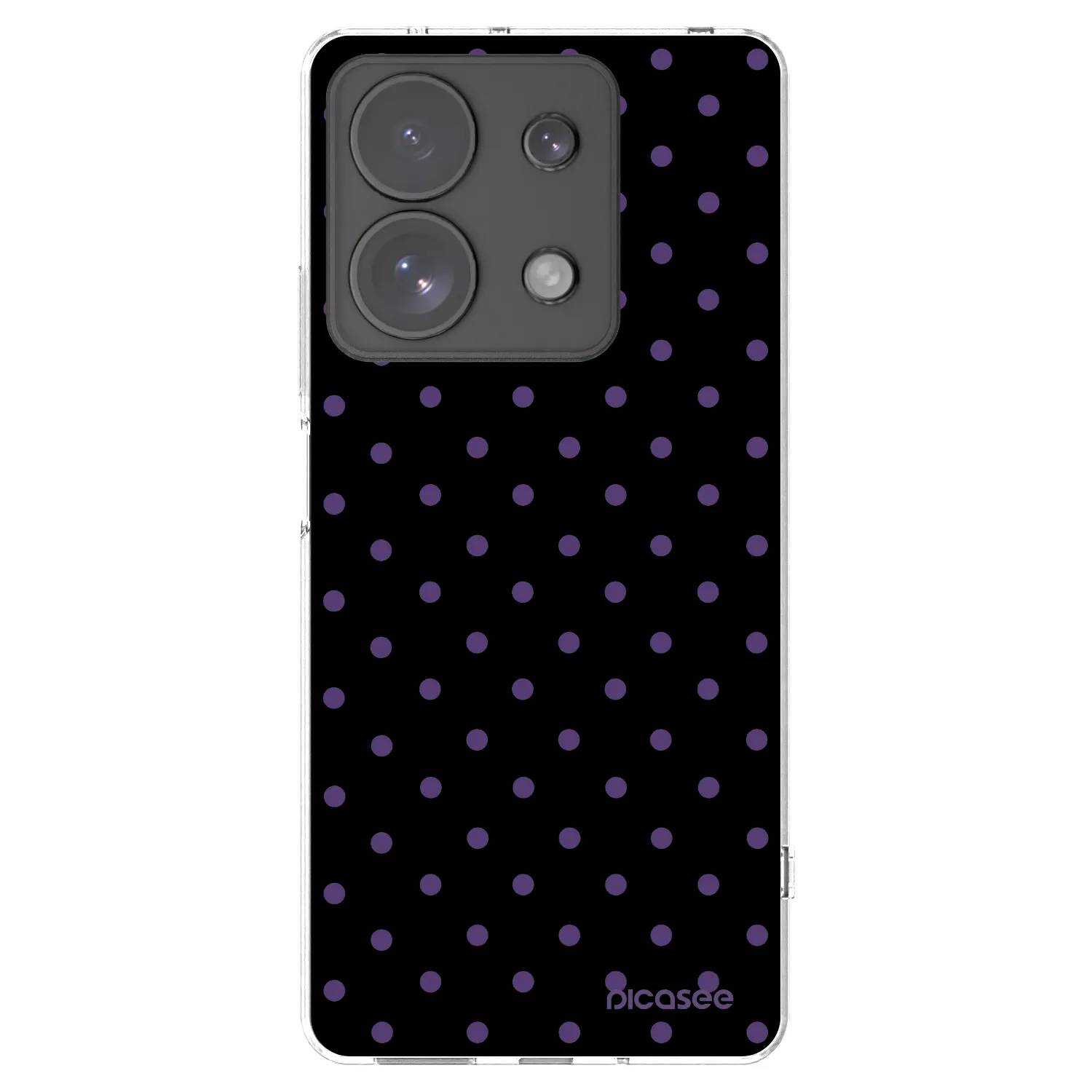 Picasee átlátszó szilikon tok az alábbi mobiltelefonokra Xiaomi Redmi Note 13 Pro 4G - Flickers