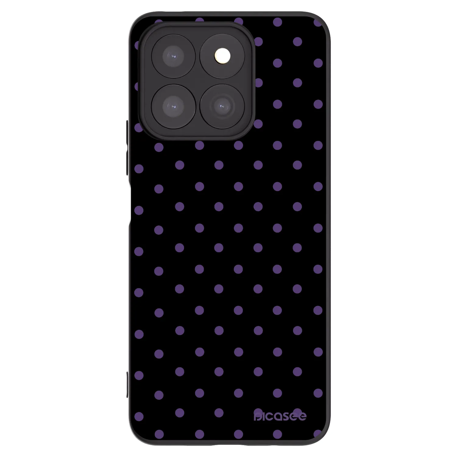 Picasee fekete szilikon tok az alábbi mobiltelefonokra Honor X8b - Flickers
