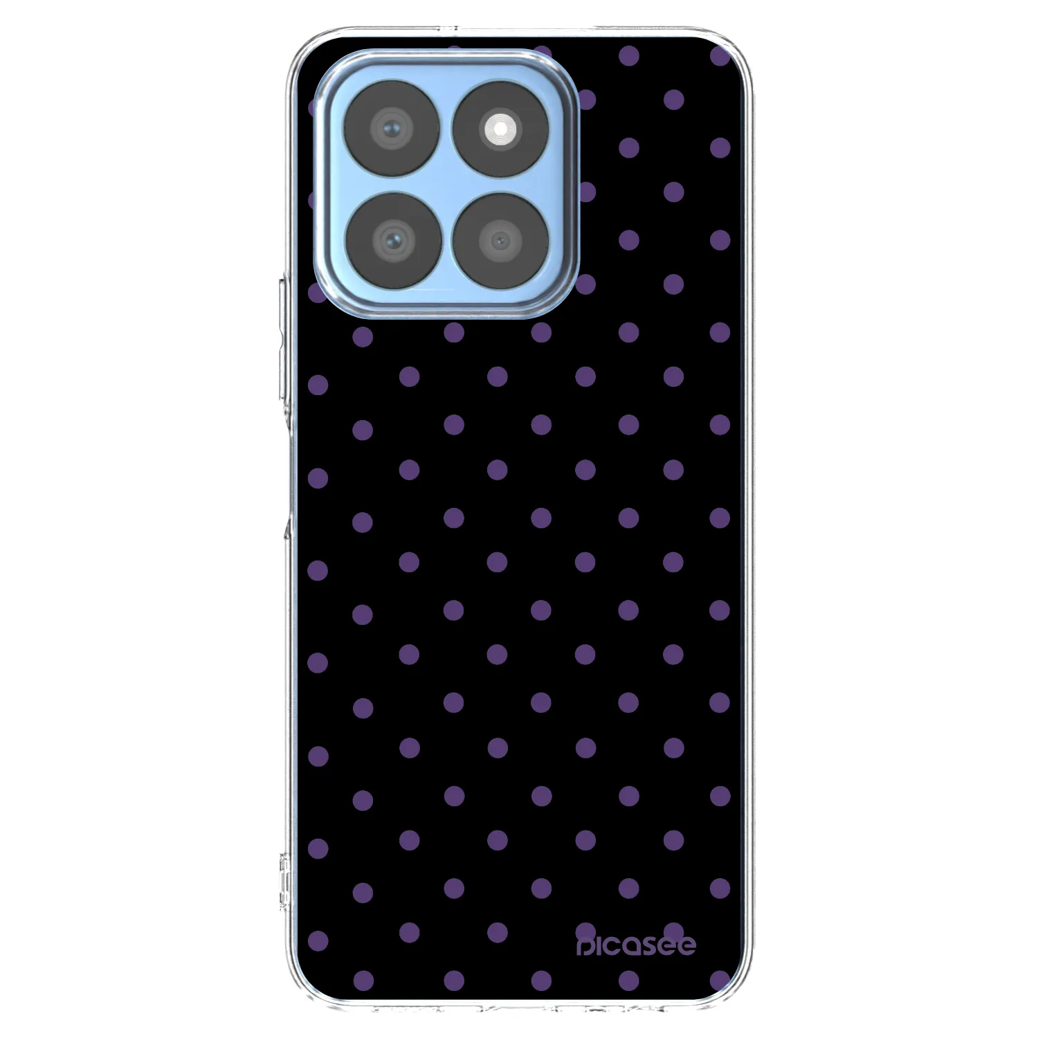 Picasee átlátszó szilikon tok az alábbi mobiltelefonokra Honor X8b - Flickers