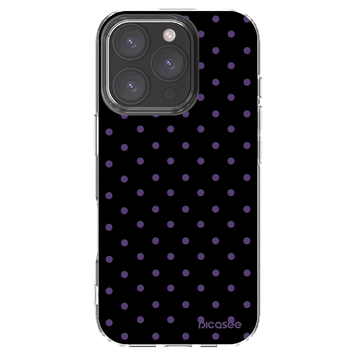 Picasee átlátszó szilikon tok az alábbi mobiltelefonokra Apple iPhone 16 Pro - Flickers