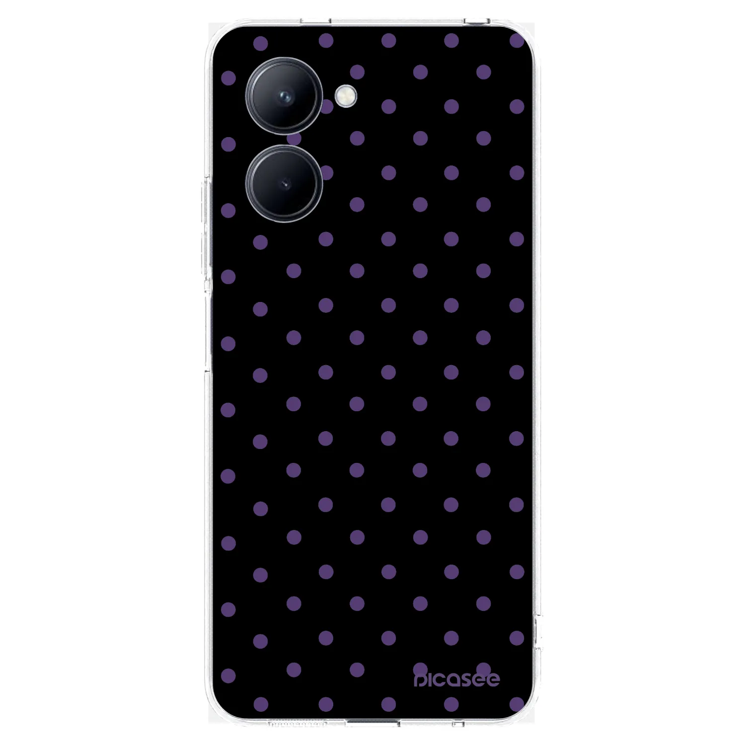 Picasee átlátszó szilikon tok az alábbi mobiltelefonokra Realme C33 (2023) - Flickers
