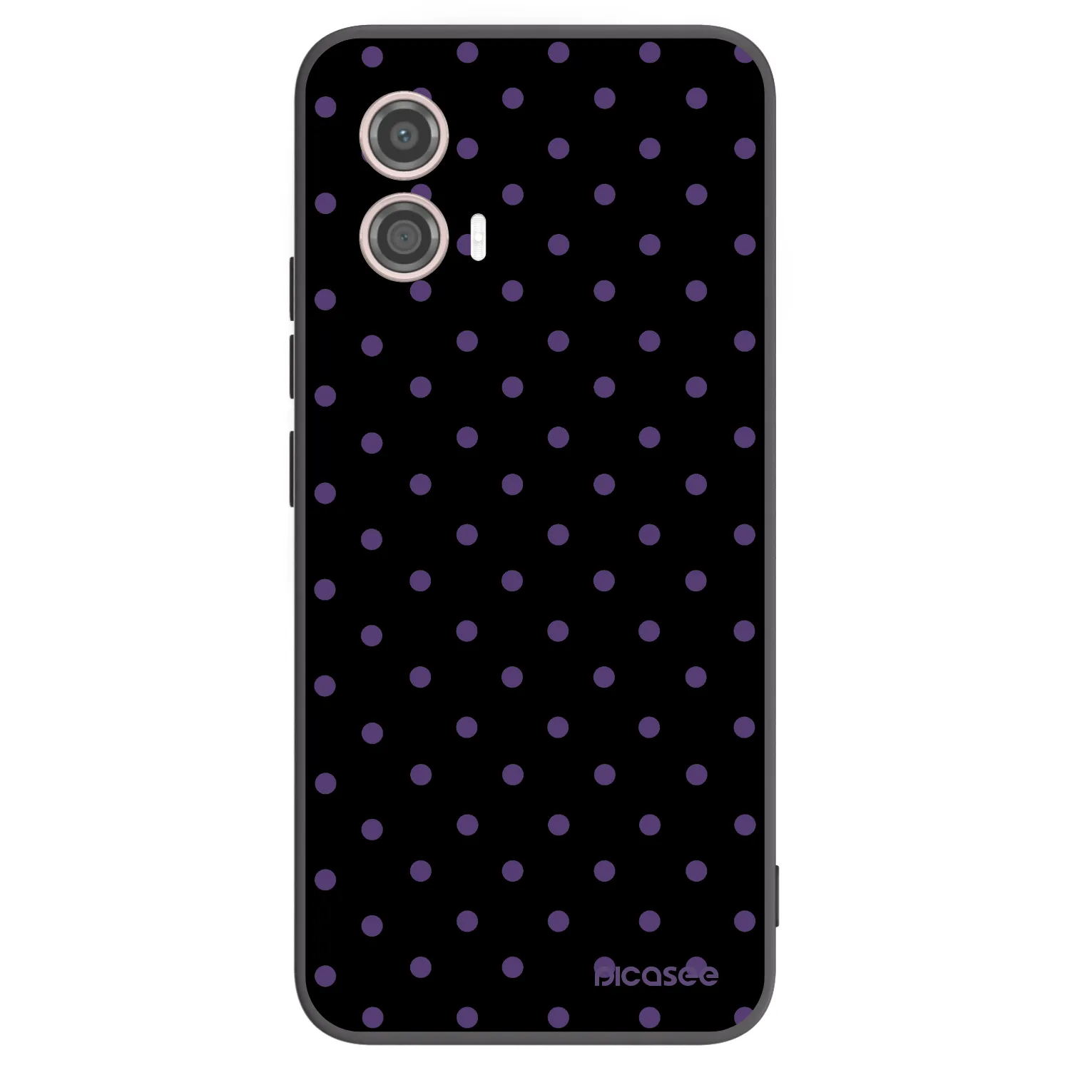 Picasee fekete szilikon tok az alábbi mobiltelefonokra Motorola Moto G53 5G - Flickers