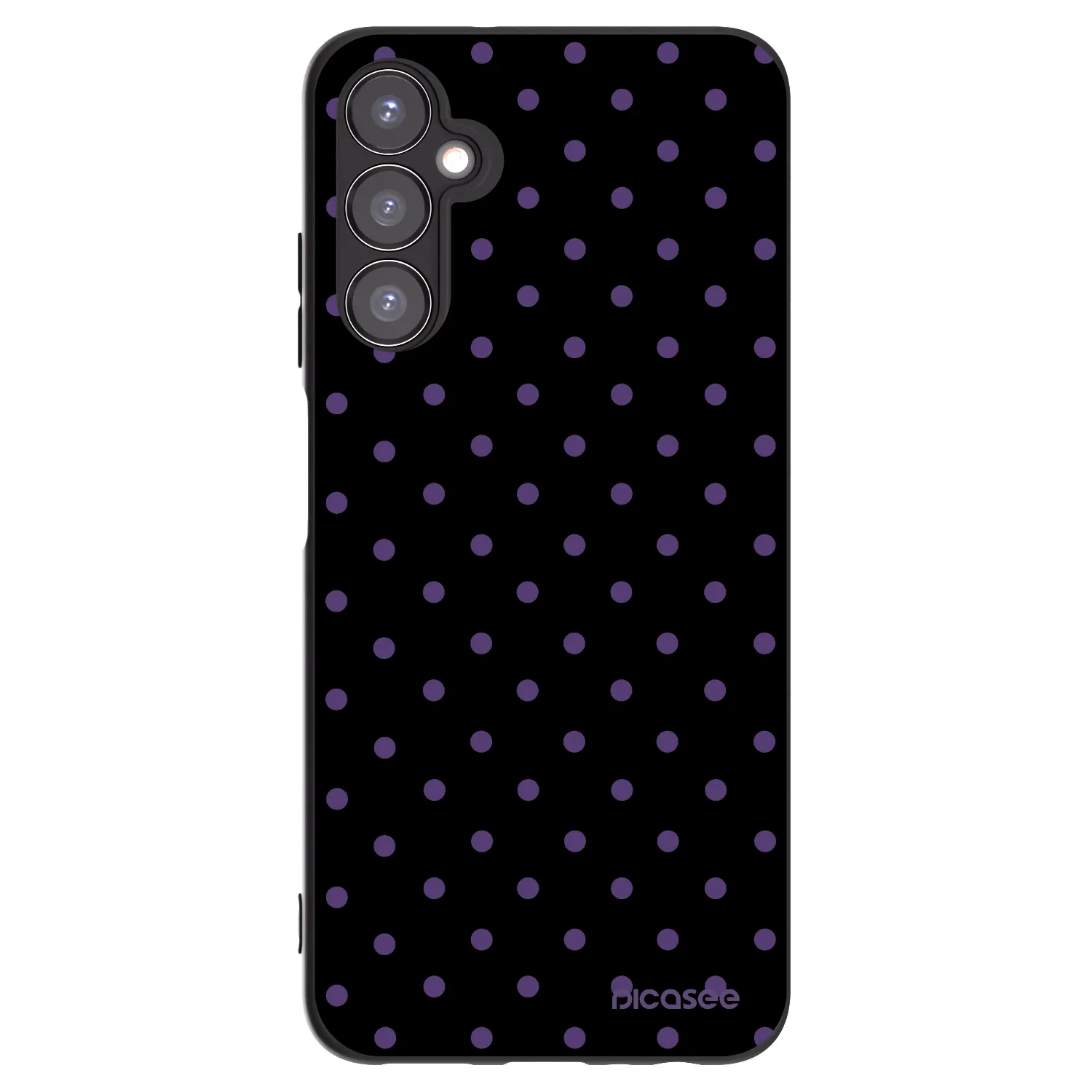 Picasee fekete szilikon tok az alábbi mobiltelefonokra Samsung Galaxy A05s A057G - Flickers