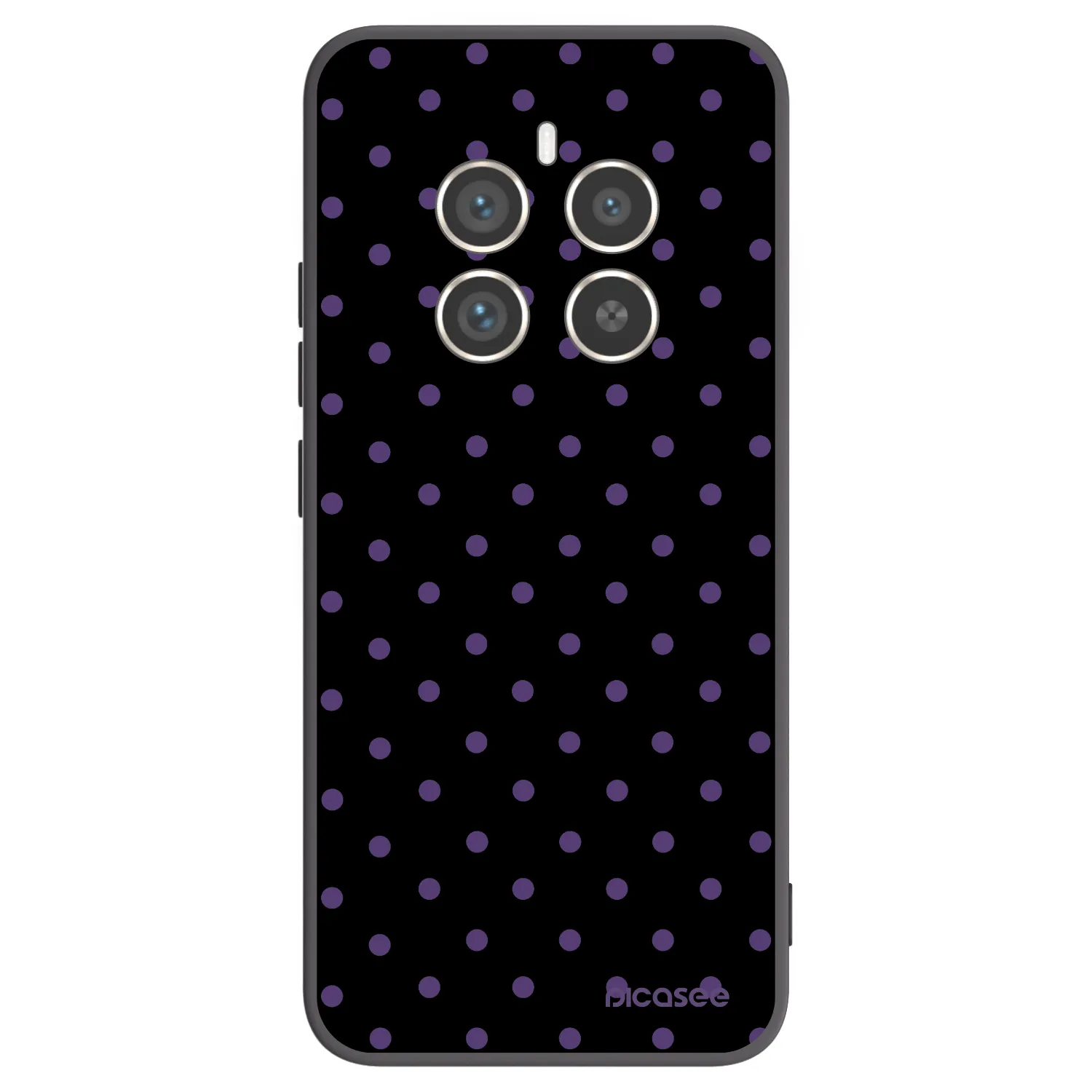 Picasee fekete szilikon tok az alábbi mobiltelefonokra Realme 12 Pro 5G - Flickers