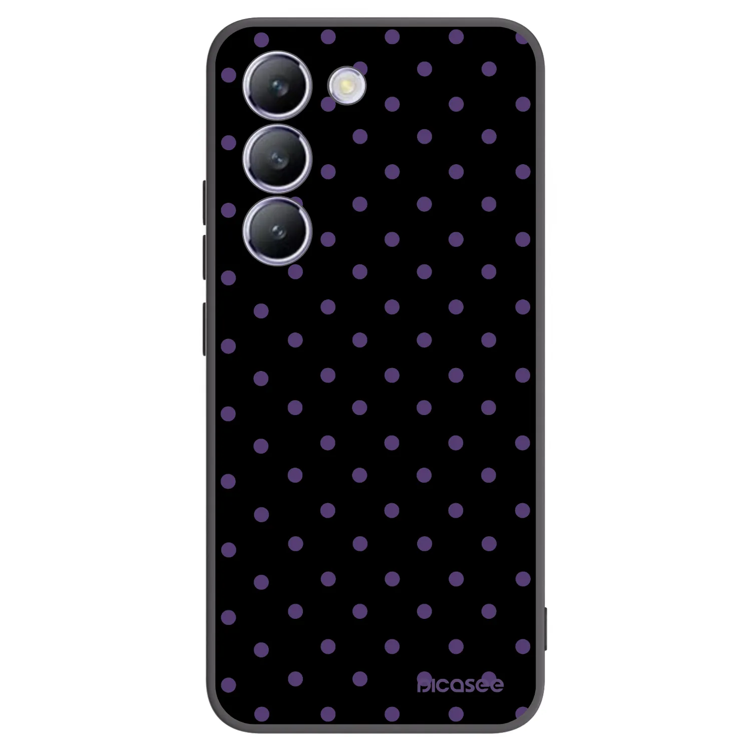 Picasee fekete szilikon tok az alábbi mobiltelefonokra Vivo V40 SE 5G - Flickers