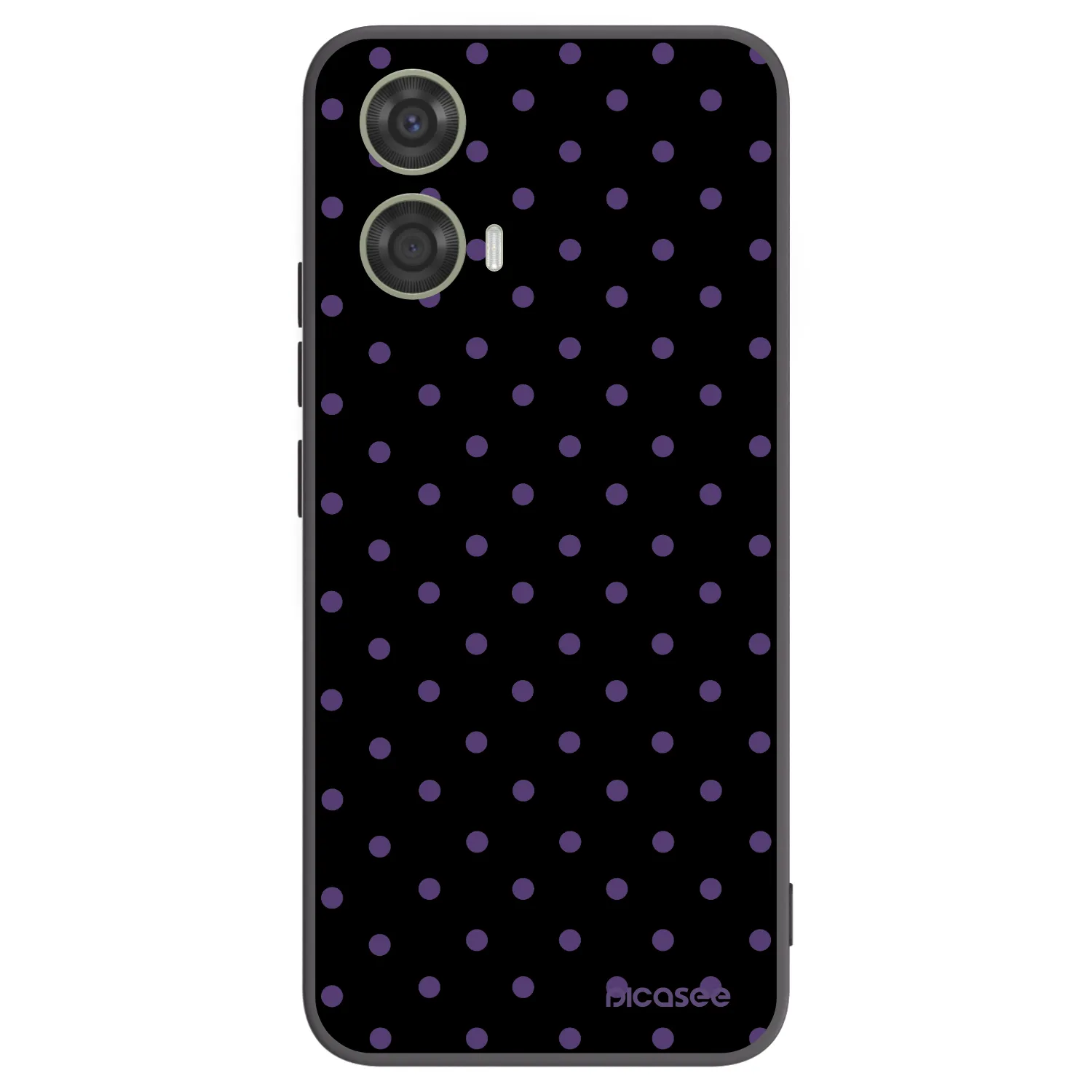 Picasee fekete szilikon tok az alábbi mobiltelefonokra Motorola Moto G24 - Flickers