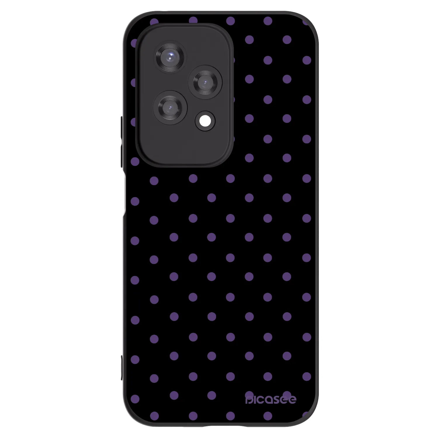 Picasee fekete szilikon tok az alábbi mobiltelefonokra Honor 200 Lite - Flickers