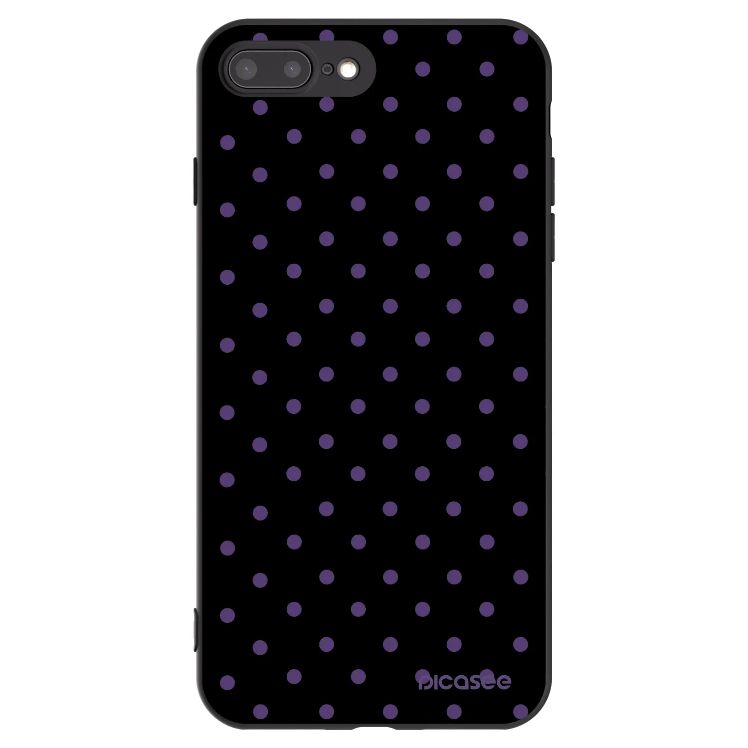Picasee fekete szilikon tok az alábbi mobiltelefonokra Apple iPhone 8 Plus - Flickers