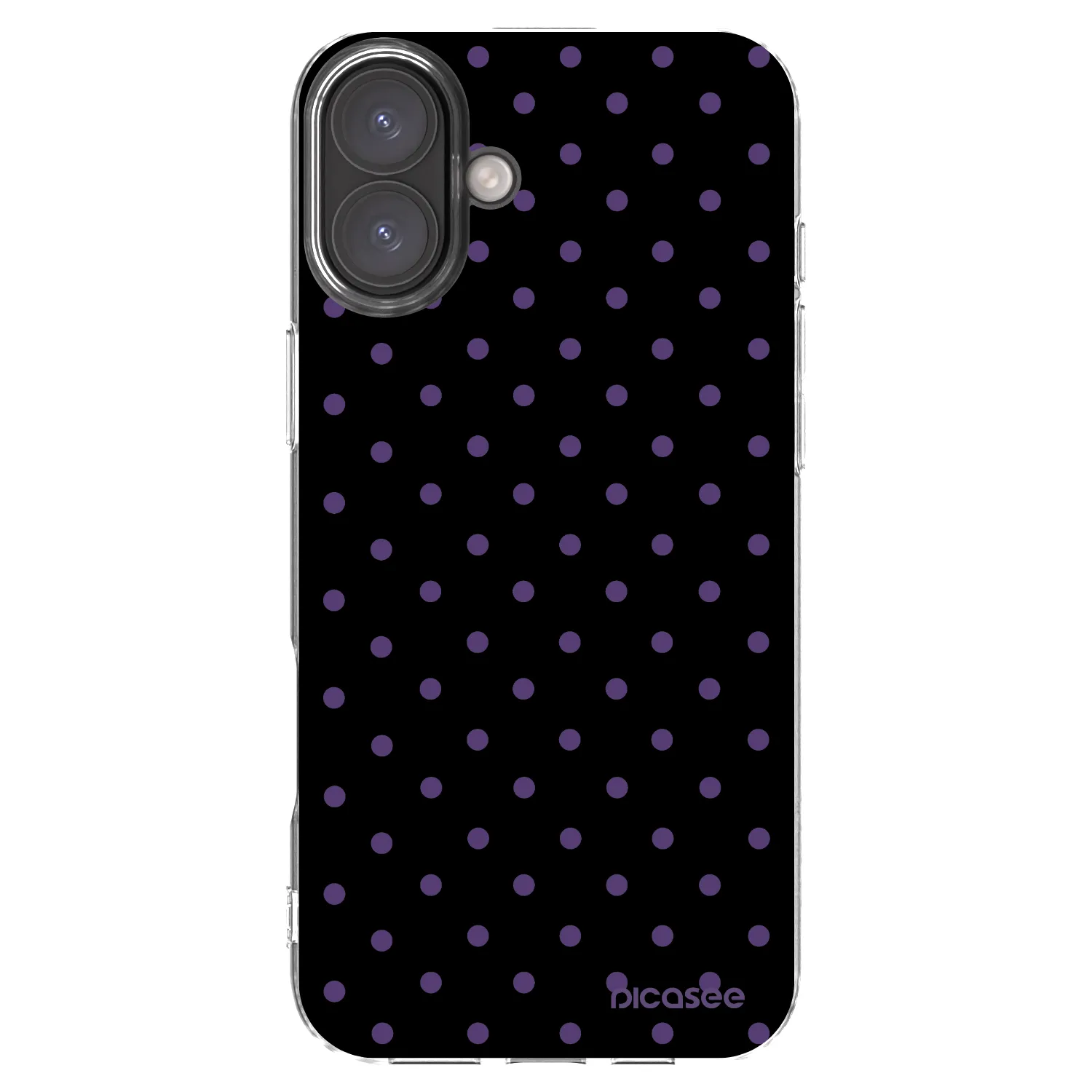 Picasee átlátszó szilikon tok az alábbi mobiltelefonokra Apple iPhone 16 Plus - Flickers