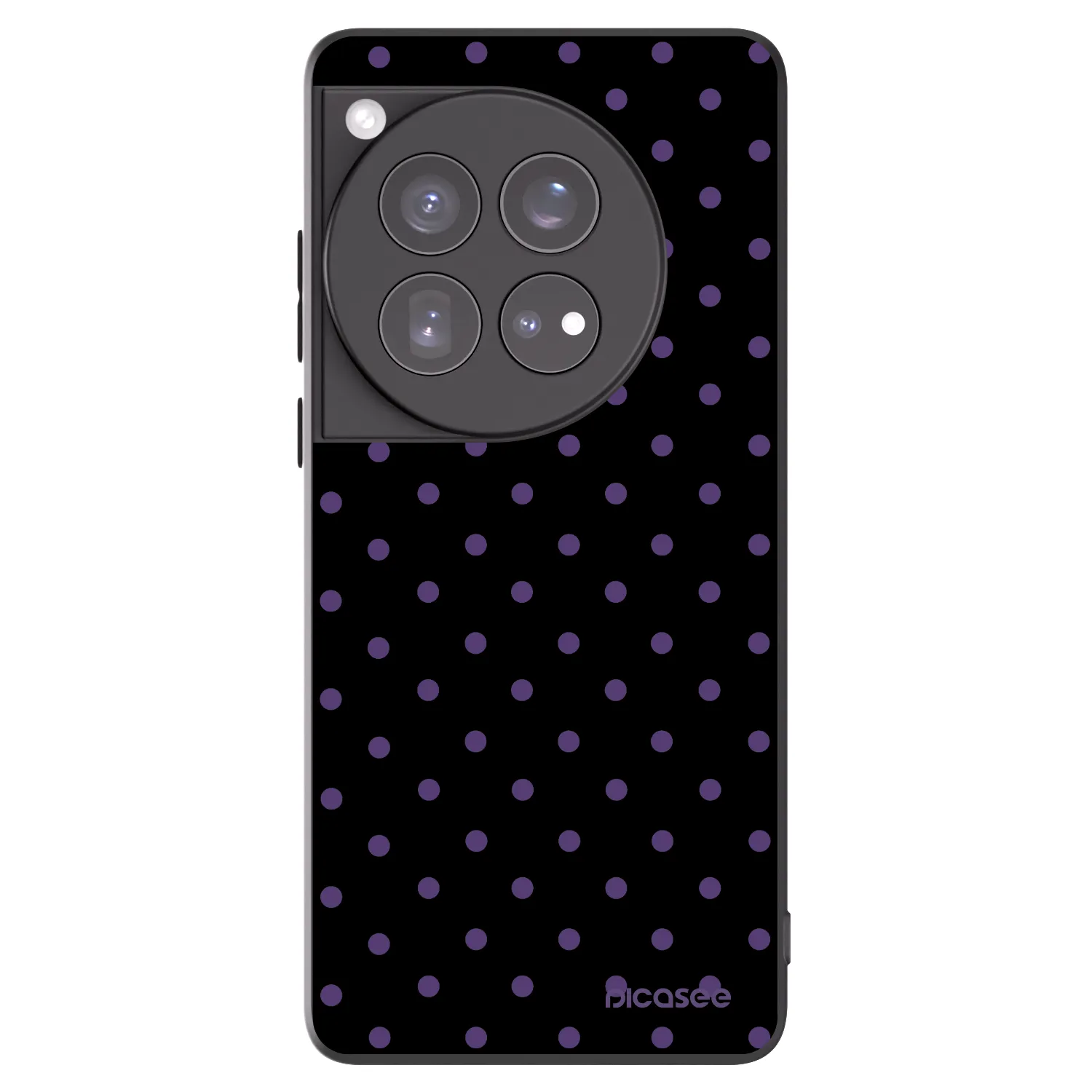 Picasee fekete szilikon tok az alábbi mobiltelefonokra OnePlus 12 5G - Flickers