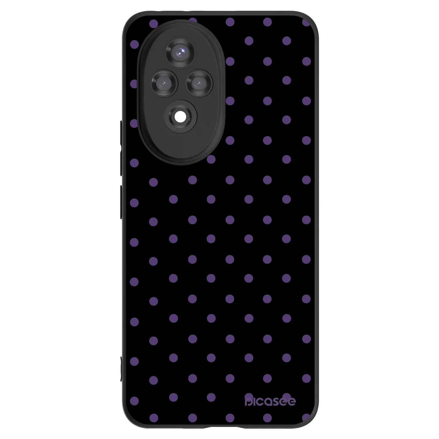 Picasee fekete szilikon tok az alábbi mobiltelefonokra Honor 200 Pro 5G - Flickers