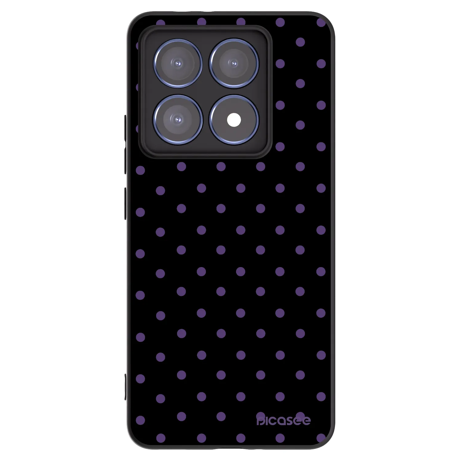 Picasee fekete szilikon tok az alábbi mobiltelefonokra Xiaomi 14T Pro - Flickers