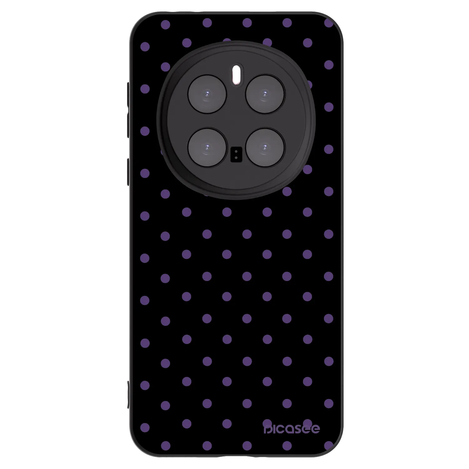 Picasee fekete szilikon tok az alábbi mobiltelefonokra Honor Magic7 Pro 5G - Flickers