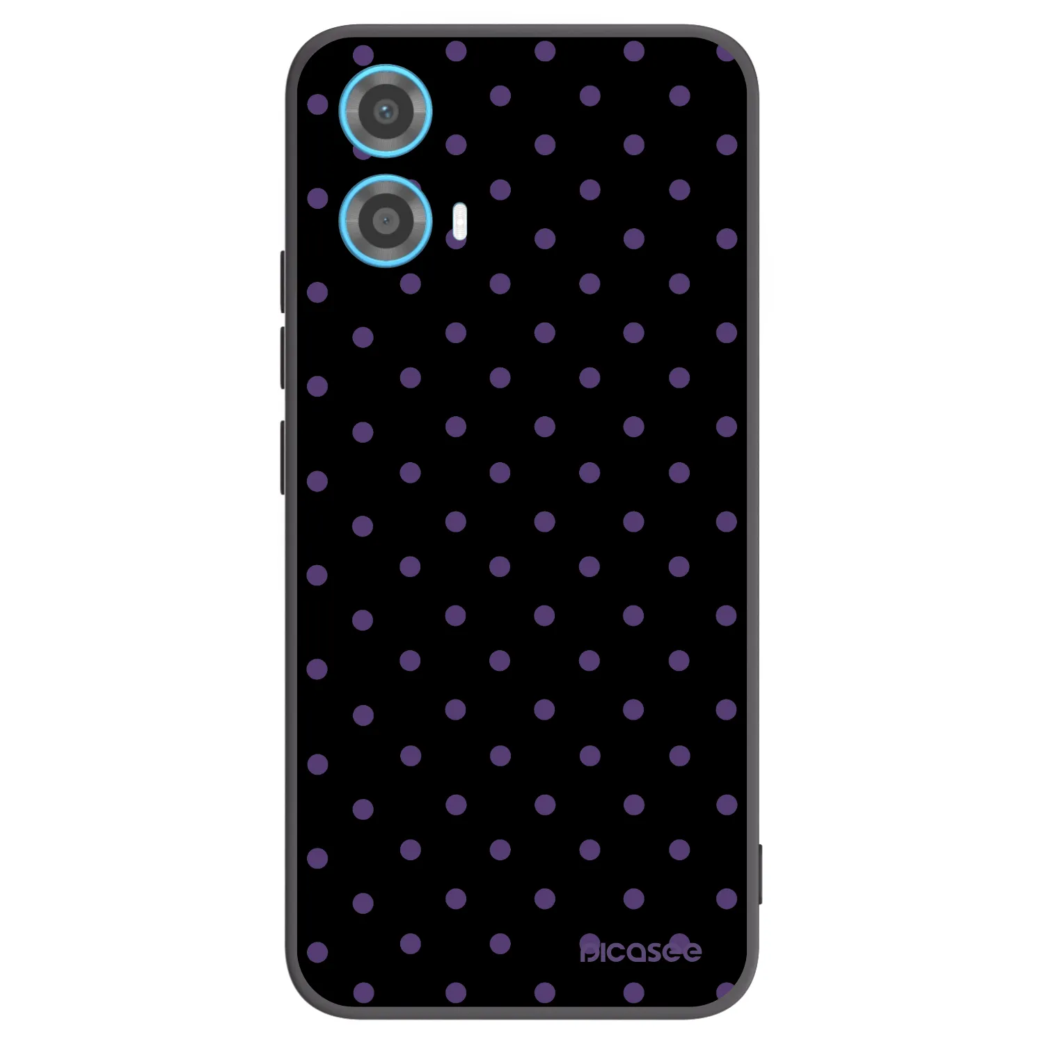 Picasee fekete szilikon tok az alábbi mobiltelefonokra Motorola Moto G34 5G - Flickers