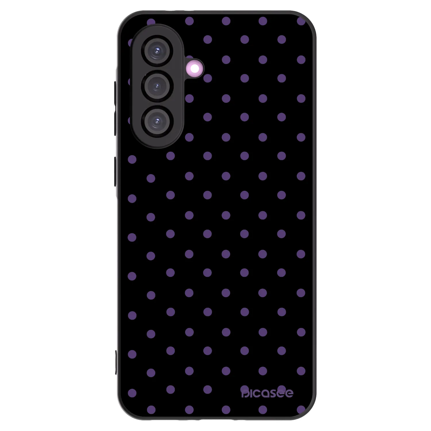 Picasee fekete szilikon tok az alábbi mobiltelefonokra Samsung Galaxy A36 5G - Flickers