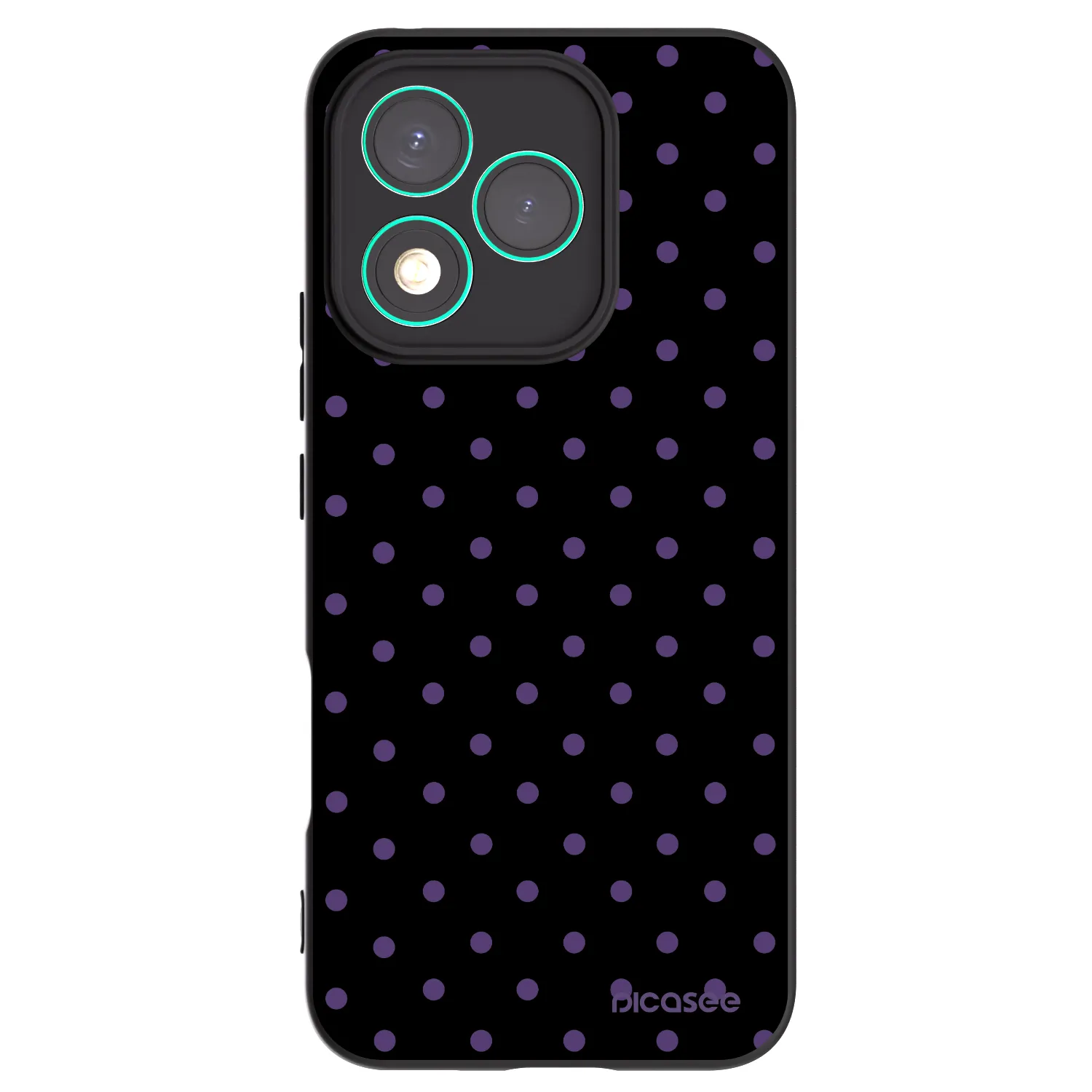 Picasee fekete szilikon tok az alábbi mobiltelefonokra Honor 400 Lite 5G - Flickers
