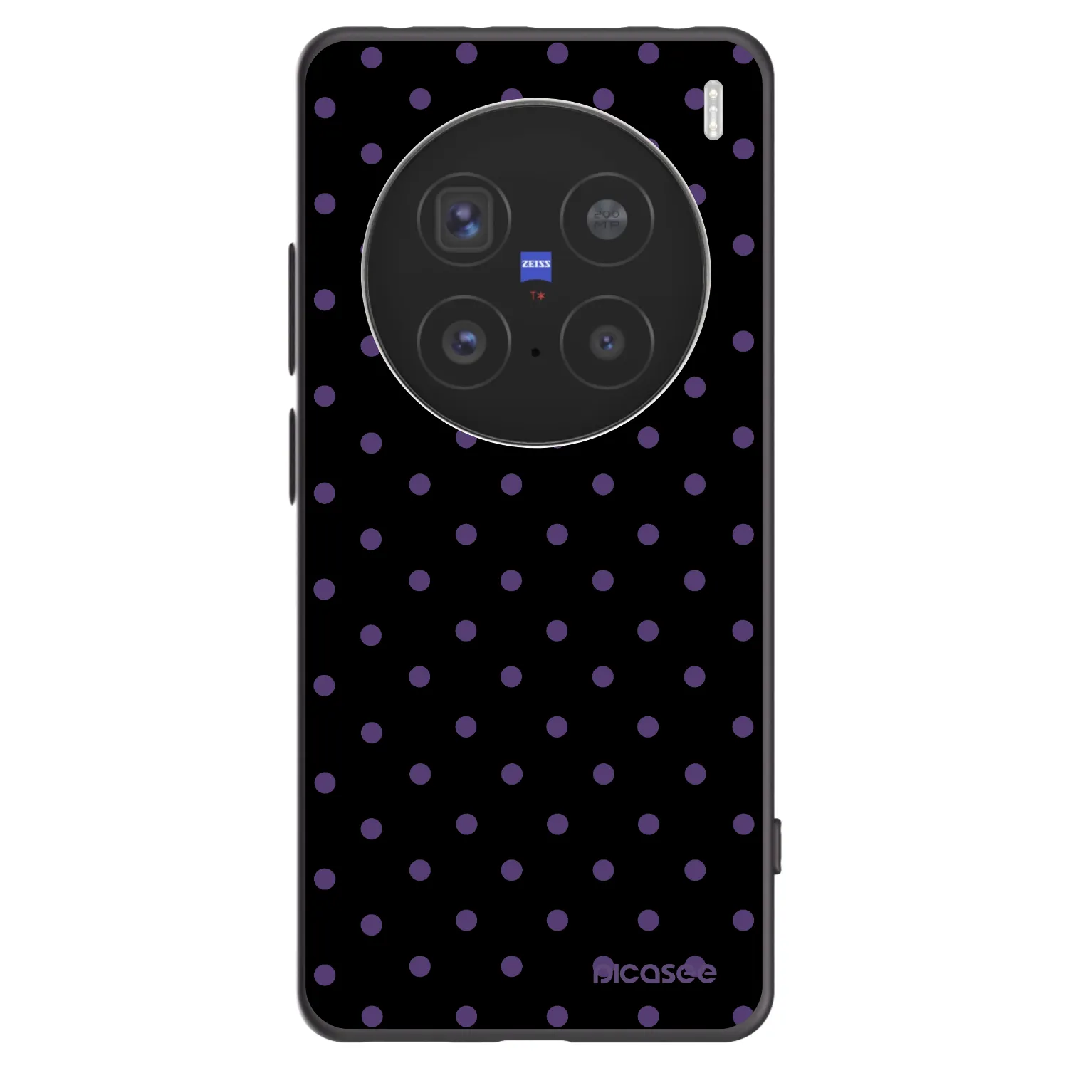 Picasee fekete szilikon tok az alábbi mobiltelefonokra Vivo X200 Pro - Flickers