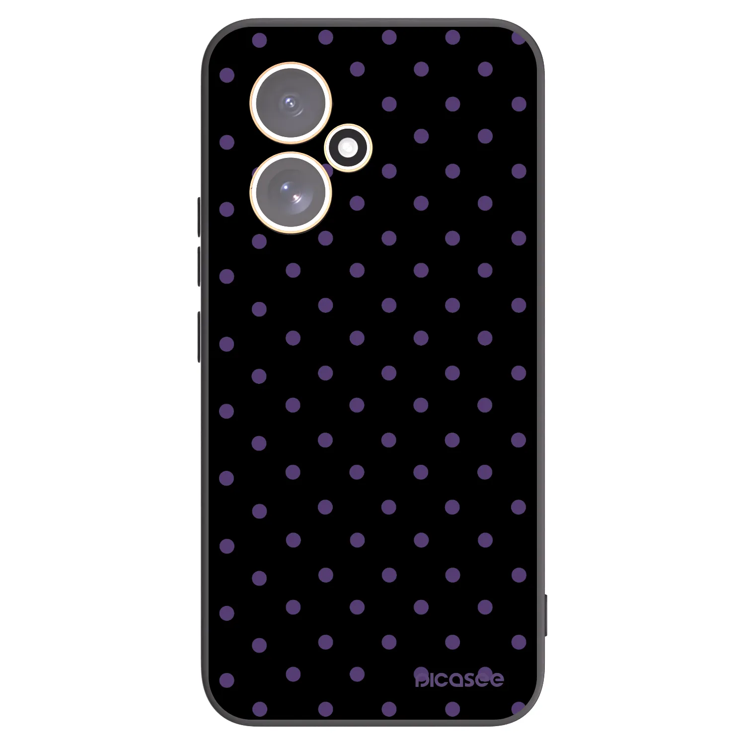Picasee fekete szilikon tok az alábbi mobiltelefonokra Honor 400 5G - Flickers