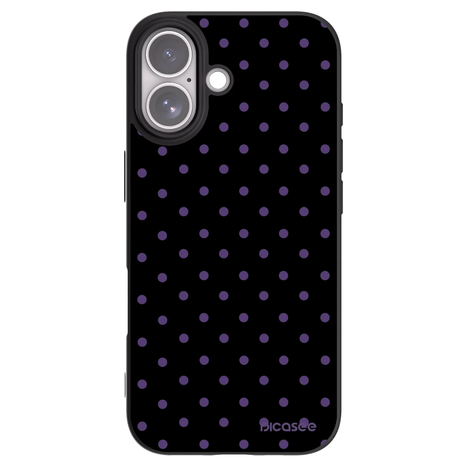 Picasee fekete szilikon tok az alábbi mobiltelefonokra Apple iPhone 17 - Flickers