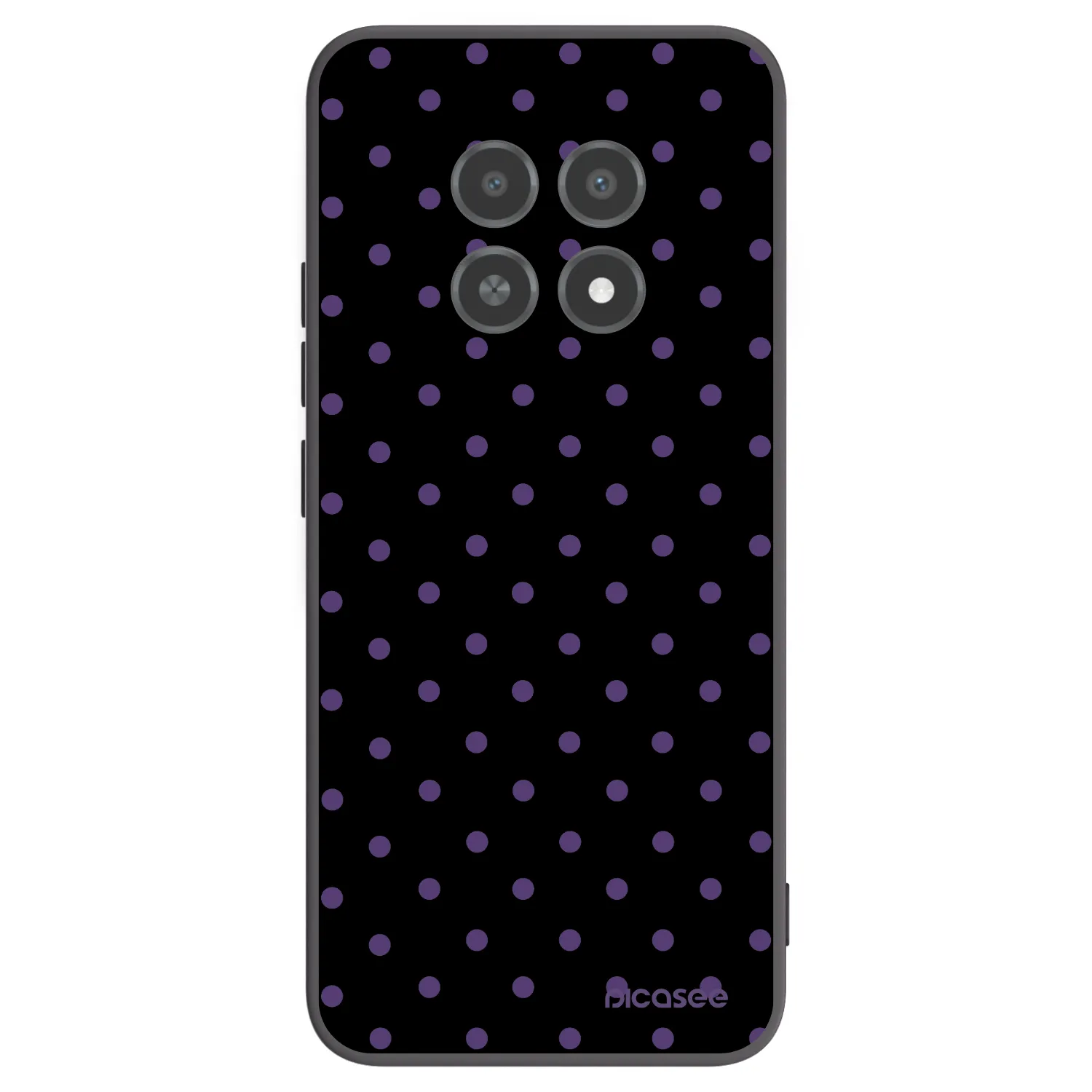 Picasee fekete szilikon tok az alábbi mobiltelefonokra Realme 12X - Flickers