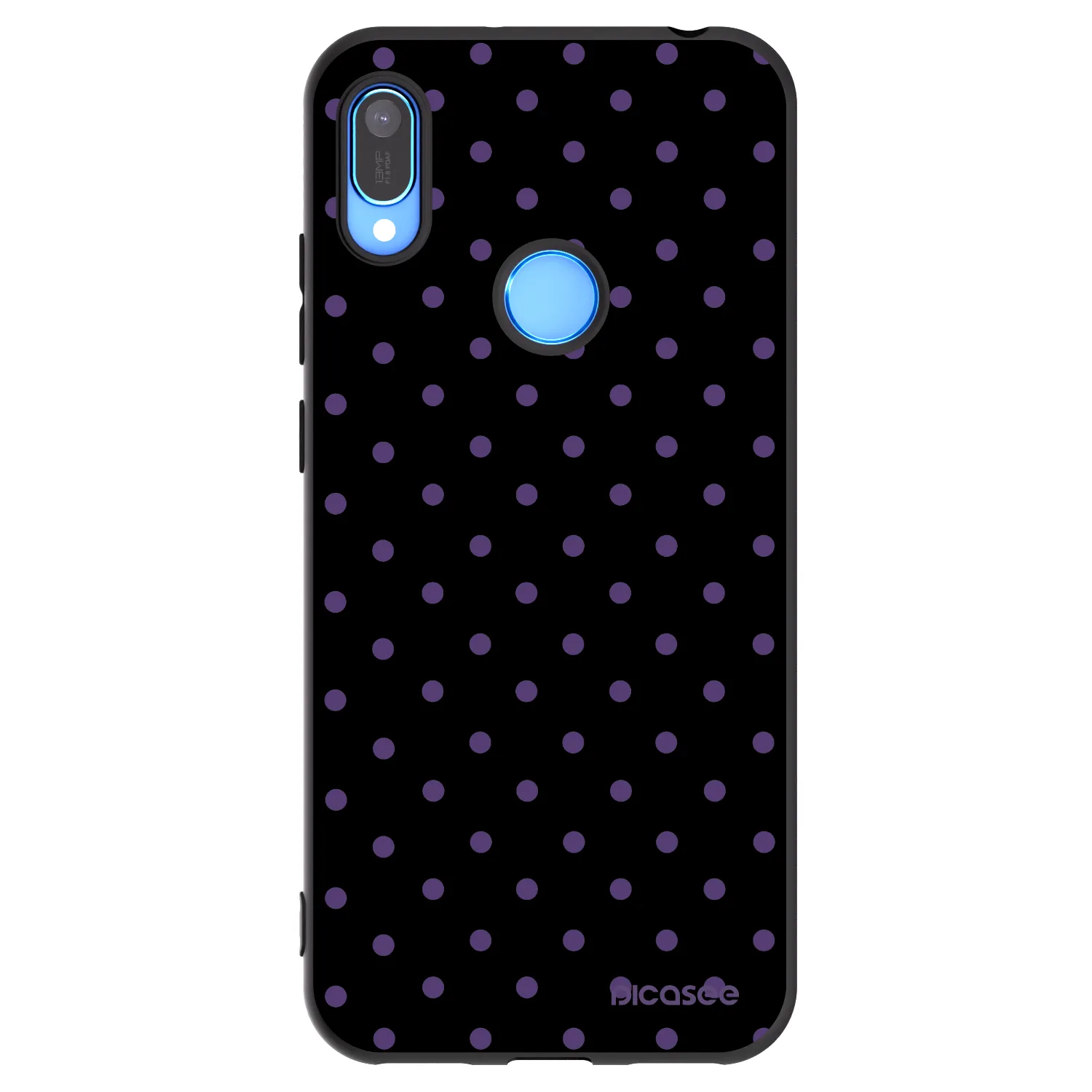 Picasee fekete szilikon tok az alábbi mobiltelefonokra Huawei Y6 2019 - Flickers