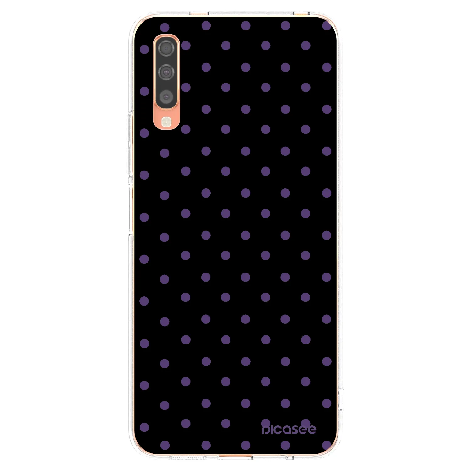 Picasee átlátszó szilikon tok az alábbi mobiltelefonokra Samsung Galaxy A70 A705F - Flickers