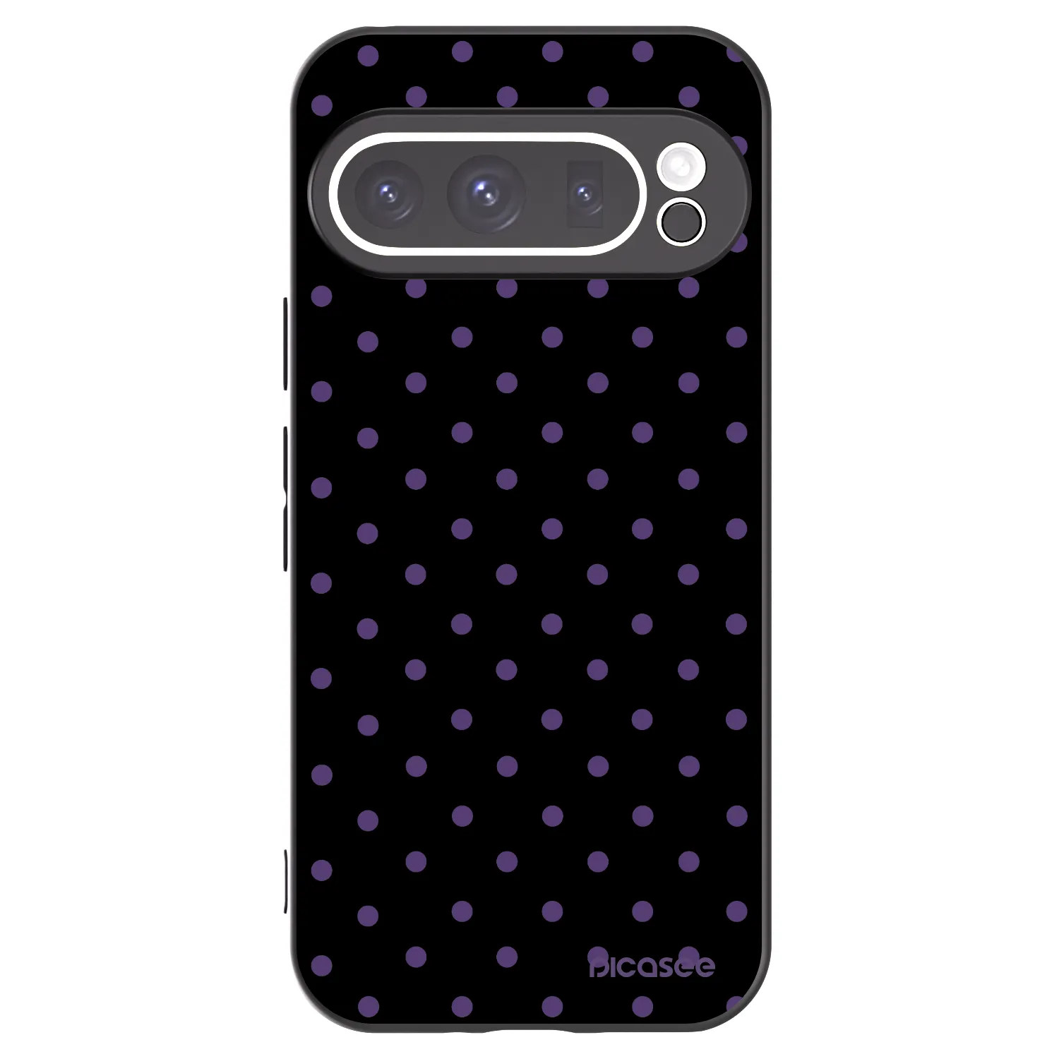 Picasee fekete szilikon tok az alábbi mobiltelefonokra Google Pixel 9 Pro XL - Flickers