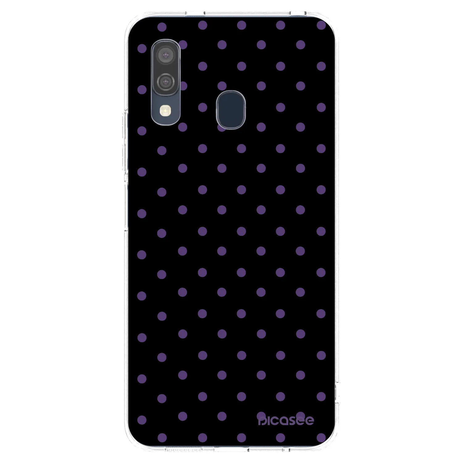 Picasee átlátszó szilikon tok az alábbi mobiltelefonokra Samsung Galaxy A40 A405F - Flickers