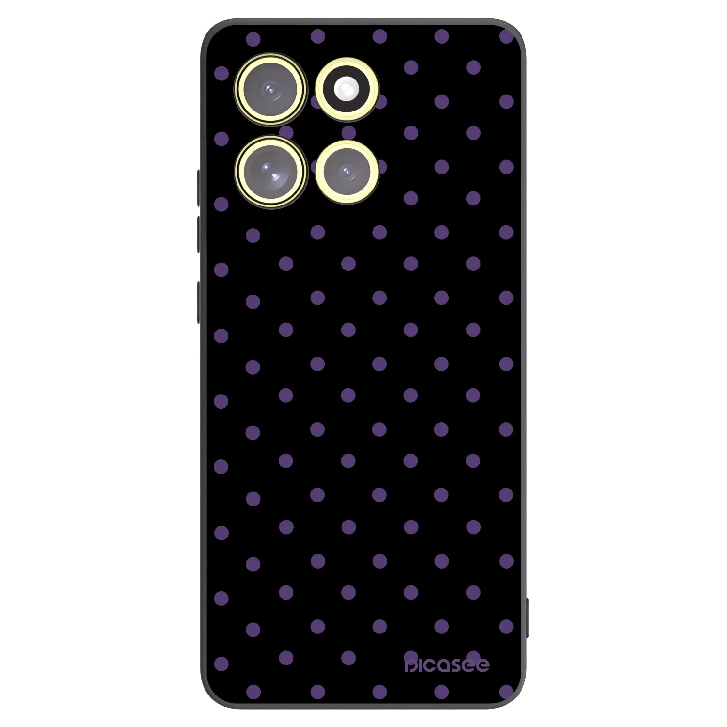 Picasee fekete szilikon tok az alábbi mobiltelefonokra Motorola Moto G86 5G - Flickers