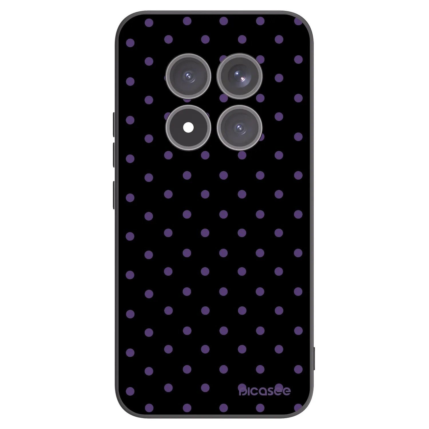 Picasee fekete szilikon tok az alábbi mobiltelefonokra Xiaomi Redmi Note 15 Pro+ - Flickers