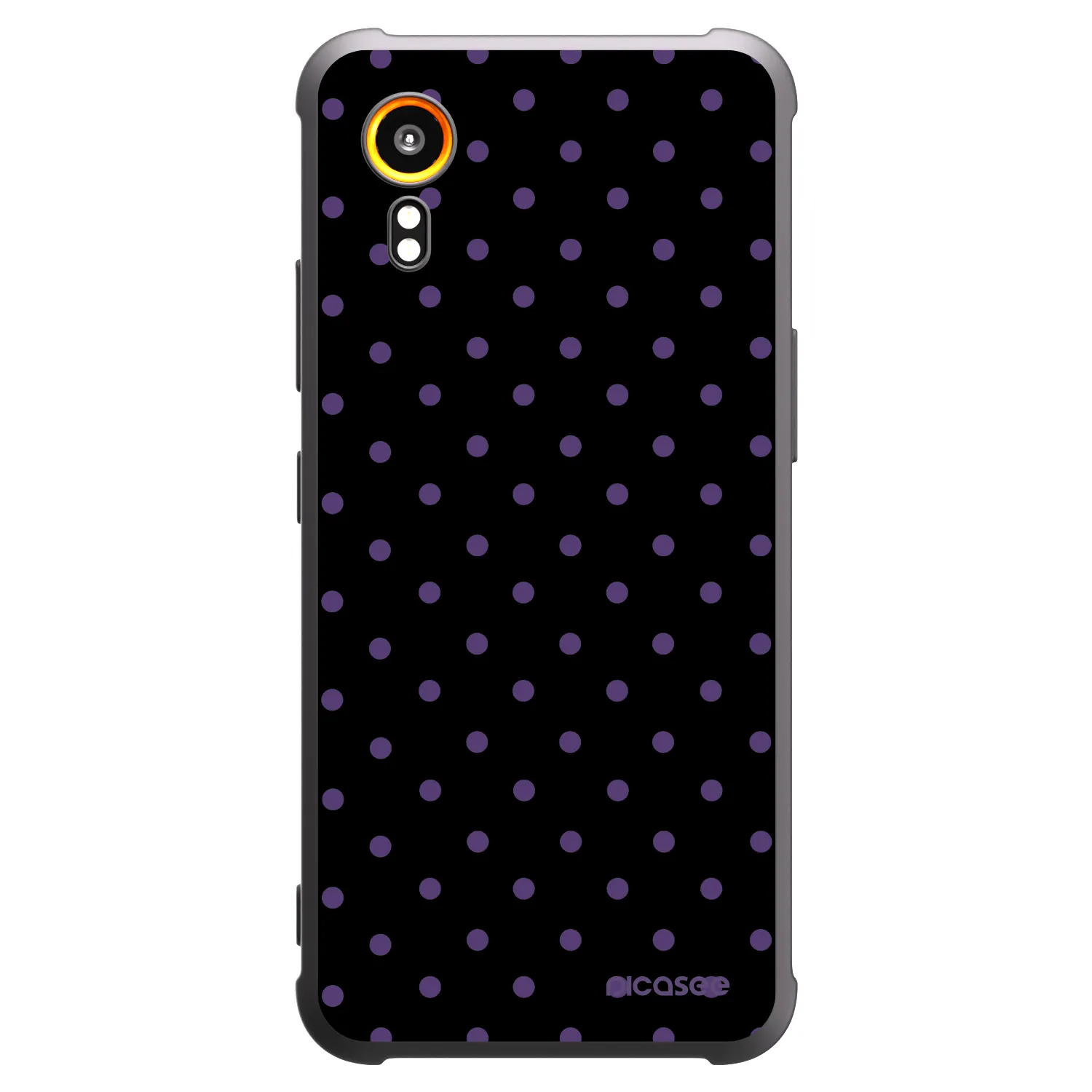 Picasee fekete szilikon tok az alábbi mobiltelefonokra Samsung Galaxy XCover 7 - Flickers