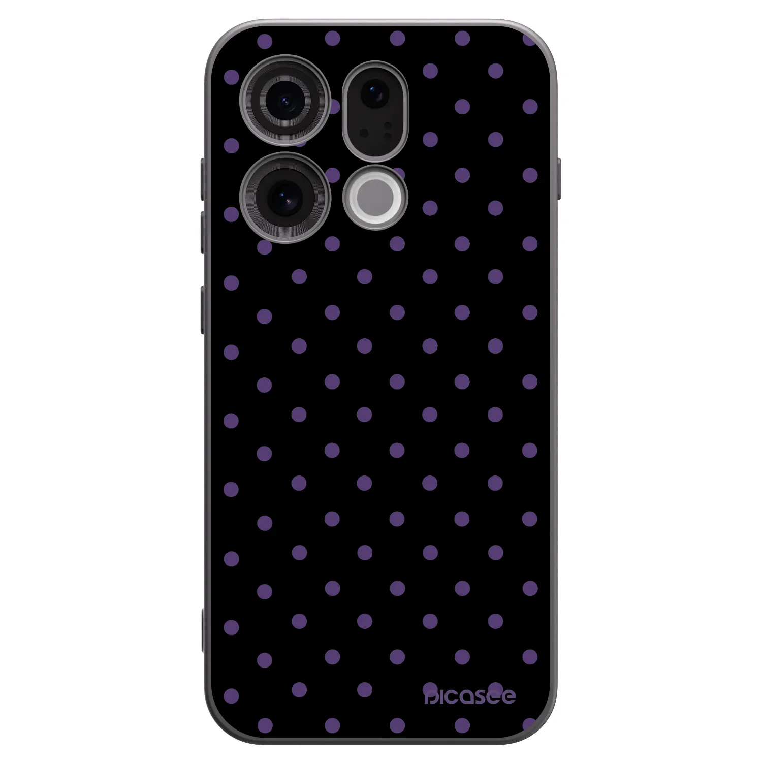 Picasee fekete szilikon tok az alábbi mobiltelefonokra OPPO Find X9 - Flickers