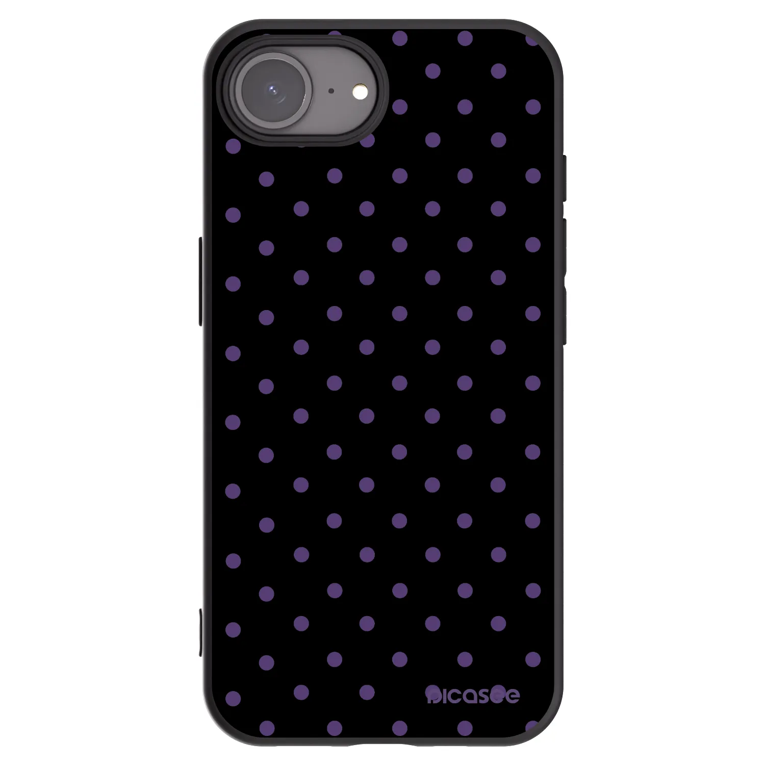 Picasee fekete szilikon tok az alábbi mobiltelefonokra Apple iPhone 17e - Flickers