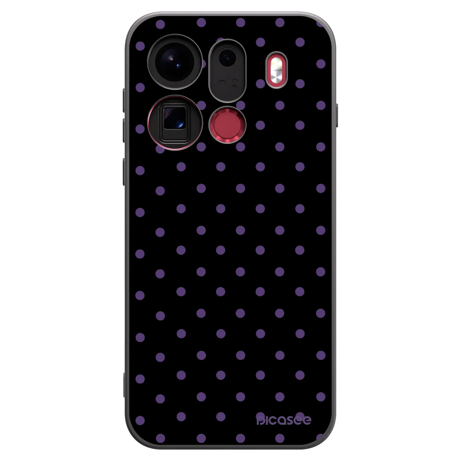 Picasee fekete szilikon tok az alábbi mobiltelefonokra OPPO Find X9 Pro - Flickers