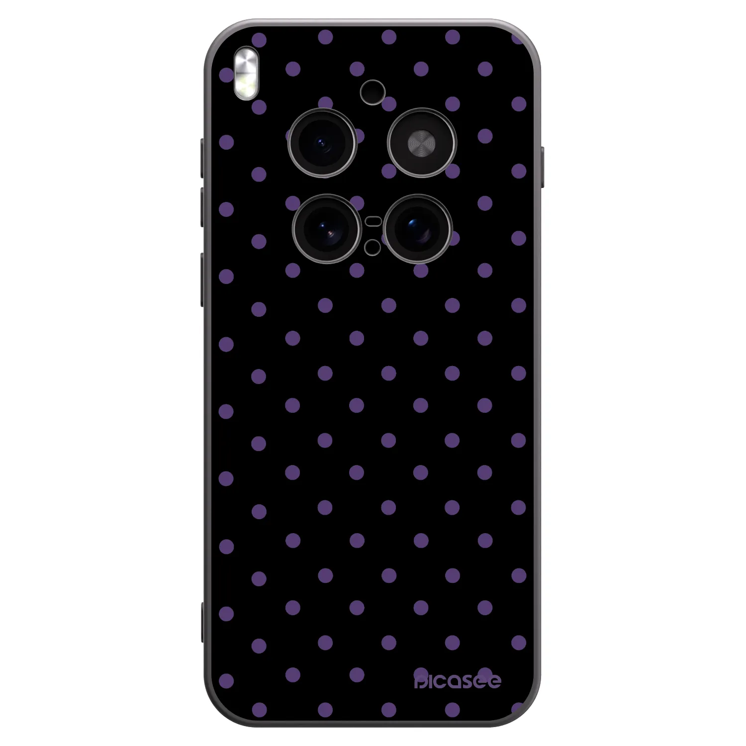 Picasee fekete szilikon tok az alábbi mobiltelefonokra Vivo X300 Pro - Flickers
