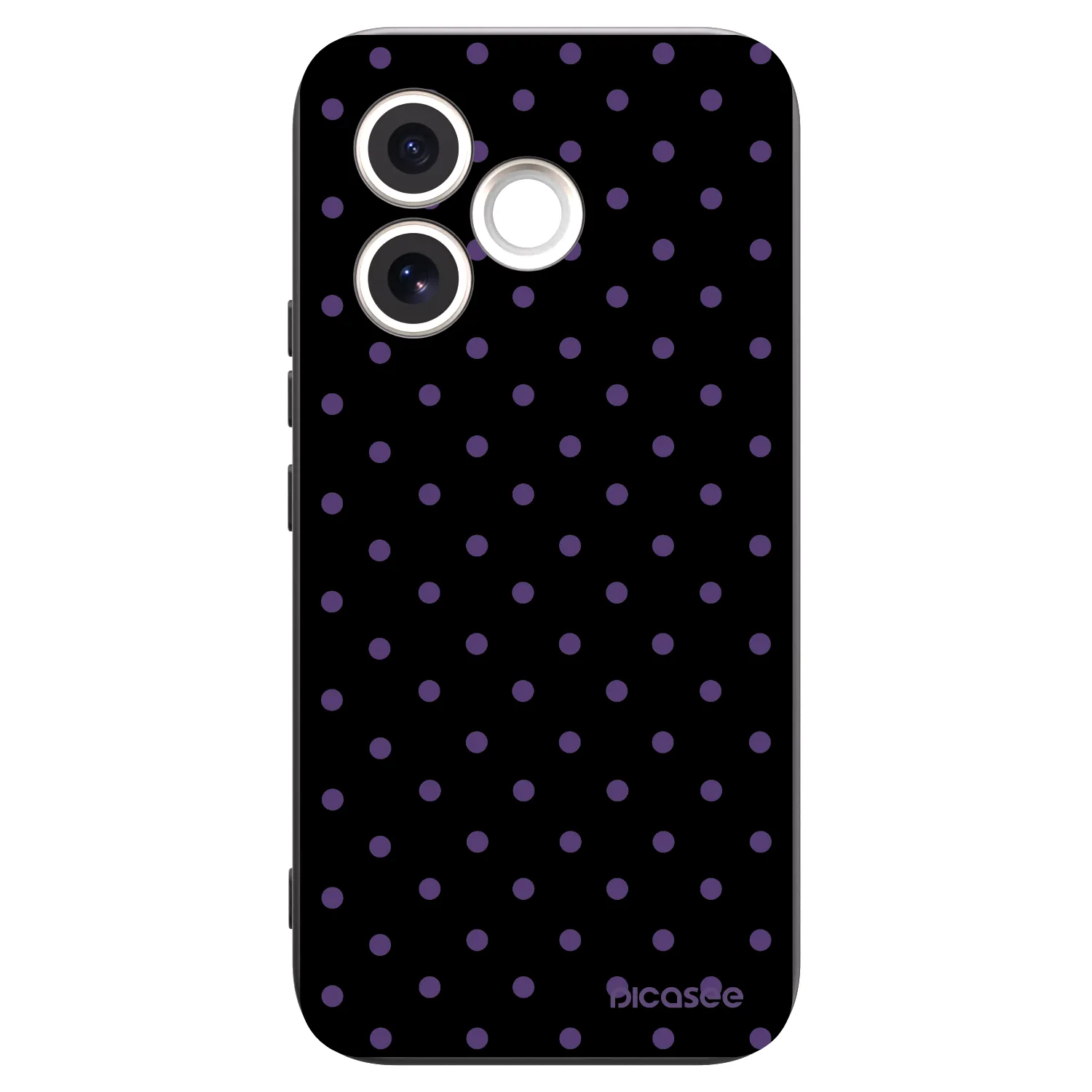 Picasee fekete szilikon tok az alábbi mobiltelefonokra Honor 600 Lite - Flickers