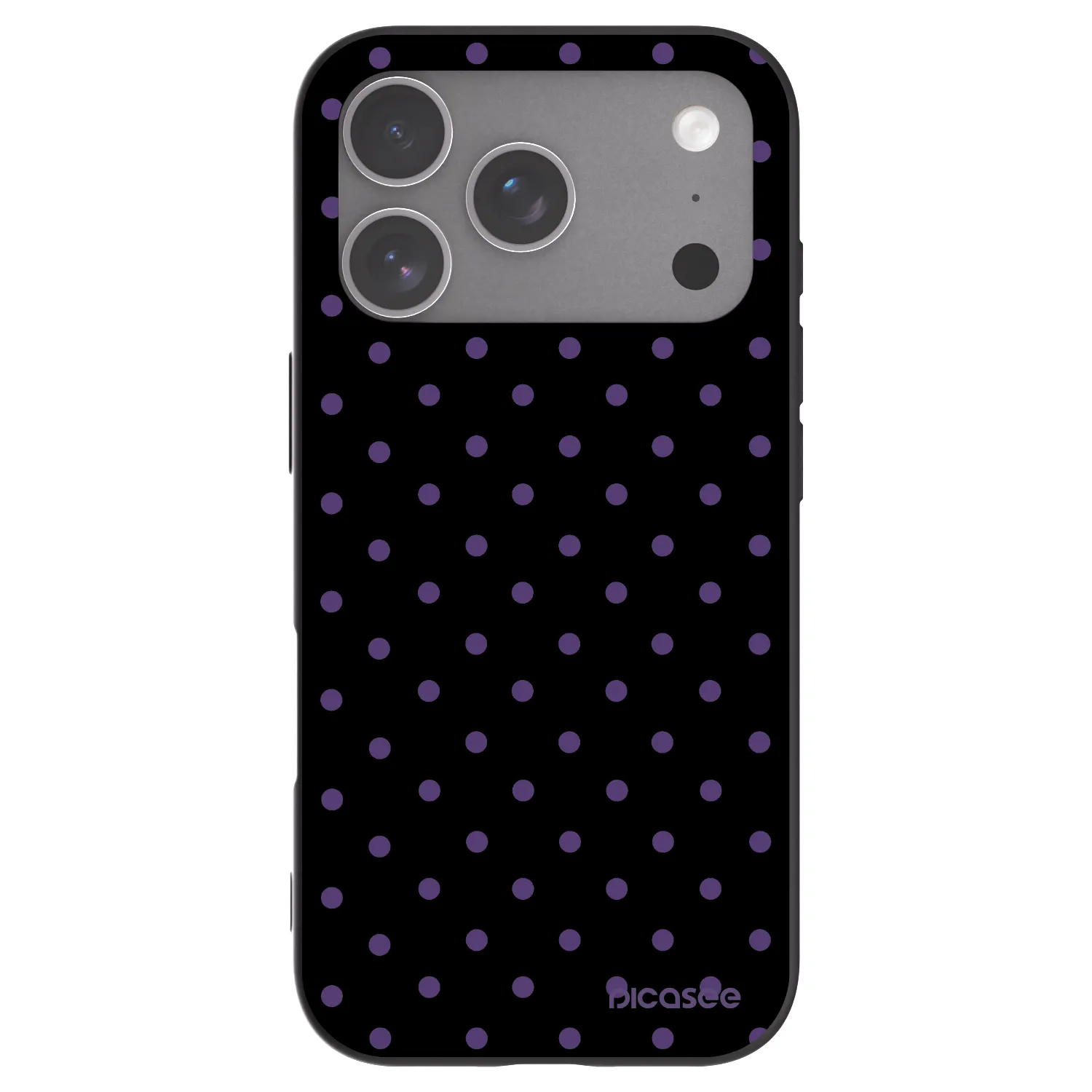 Picasee fekete szilikon tok az alábbi mobiltelefonokra Apple iPhone 18 Pro - Flickers