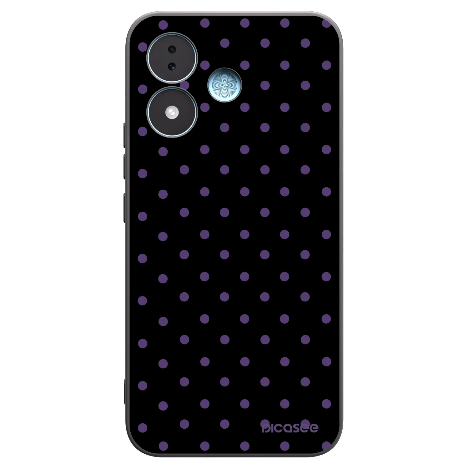 Picasee fekete szilikon tok az alábbi mobiltelefonokra Xiaomi Redmi Note 17 5G - Flickers