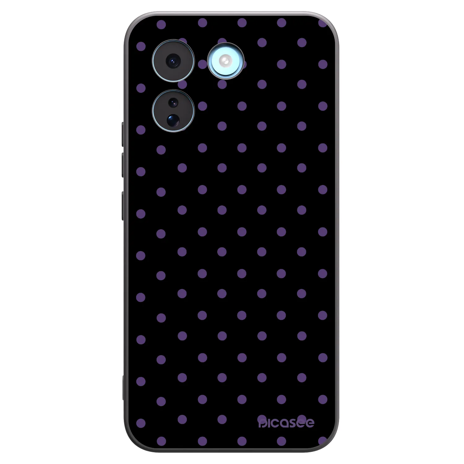 Picasee fekete szilikon tok az alábbi mobiltelefonokra Xiaomi Redmi Note 17 Pro MAX 5G - Flickers
