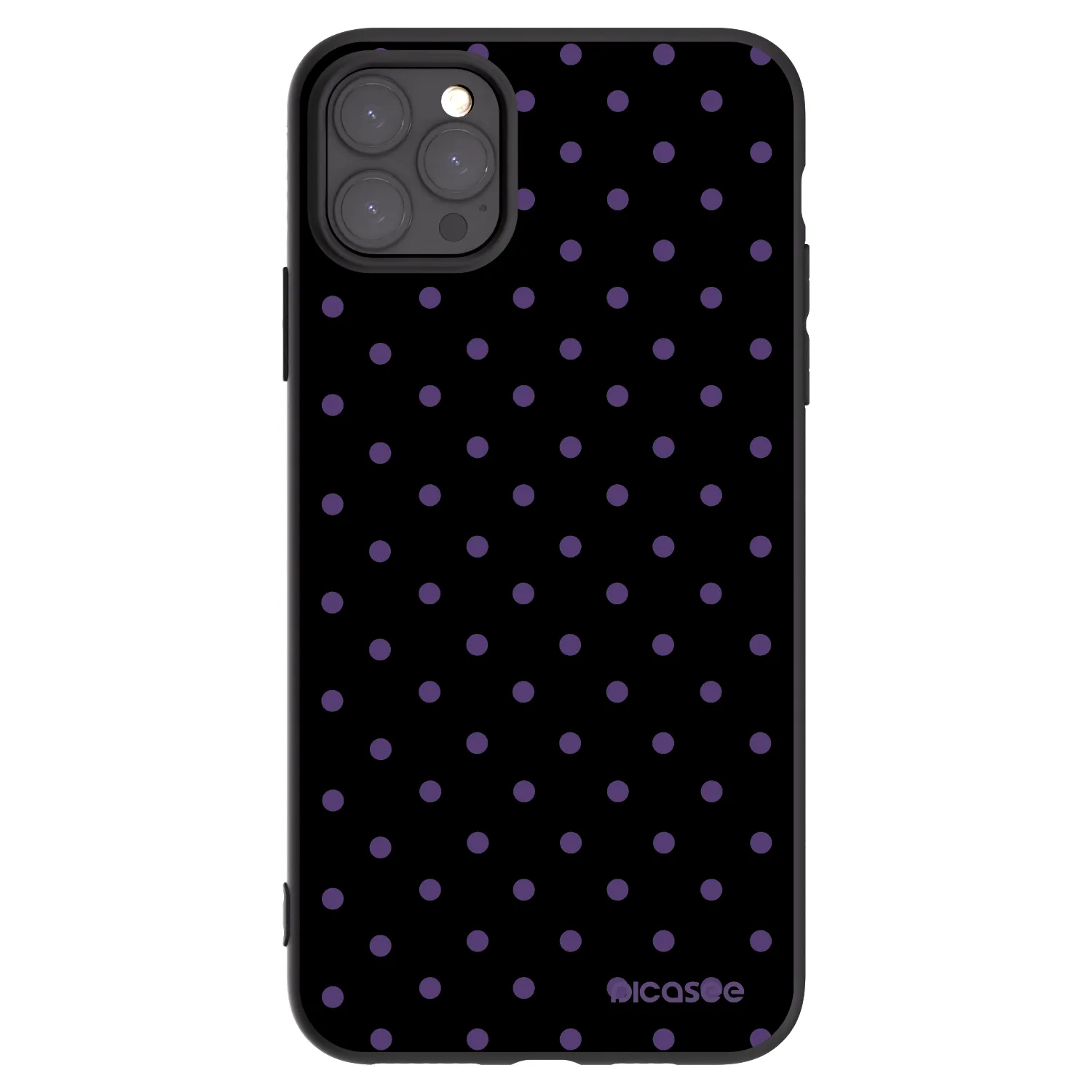 Picasee fekete szilikon tok az alábbi mobiltelefonokra Apple iPhone 11 Pro Max - Flickers